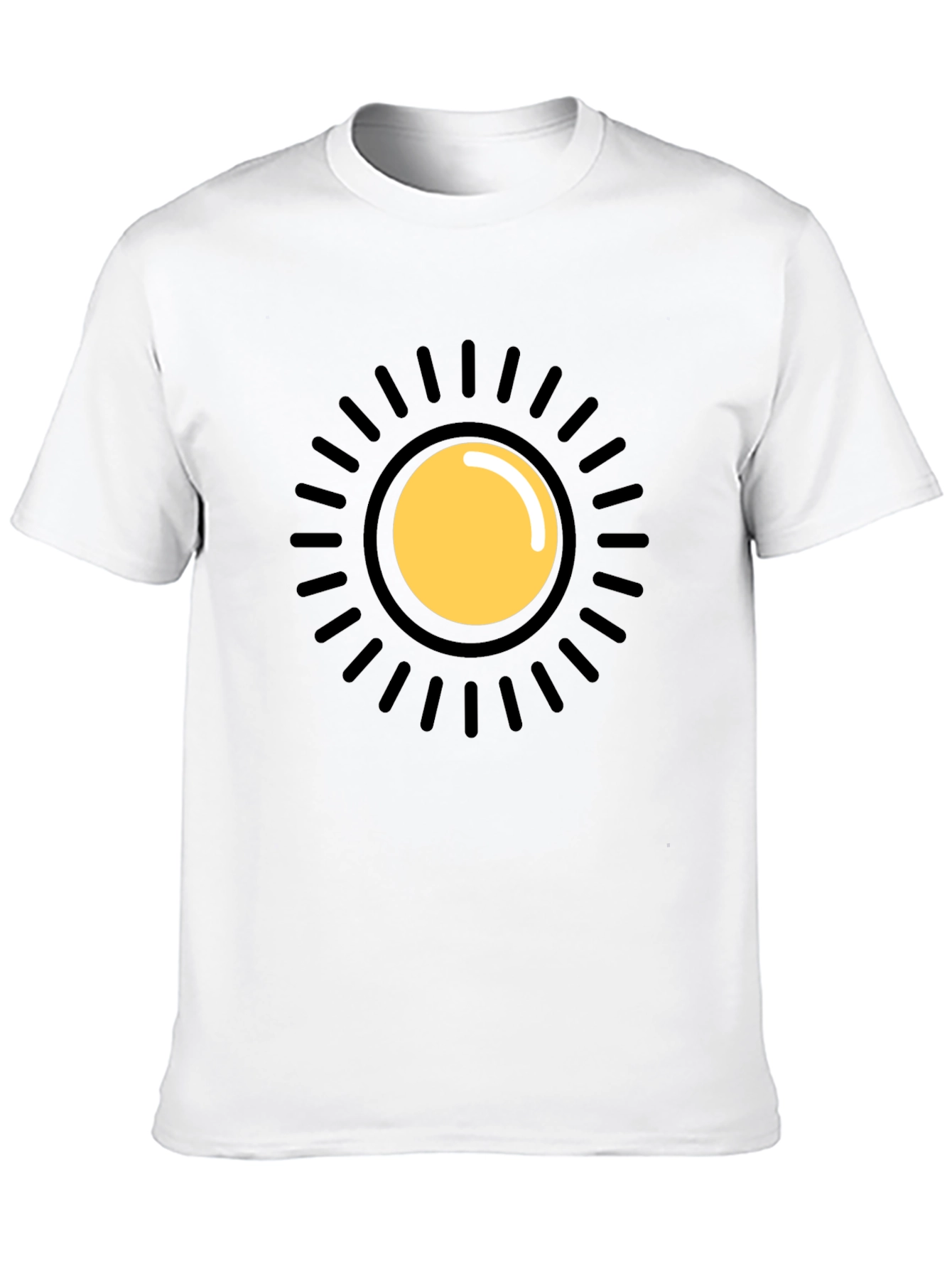 Sun Graphic Black T-Shirt