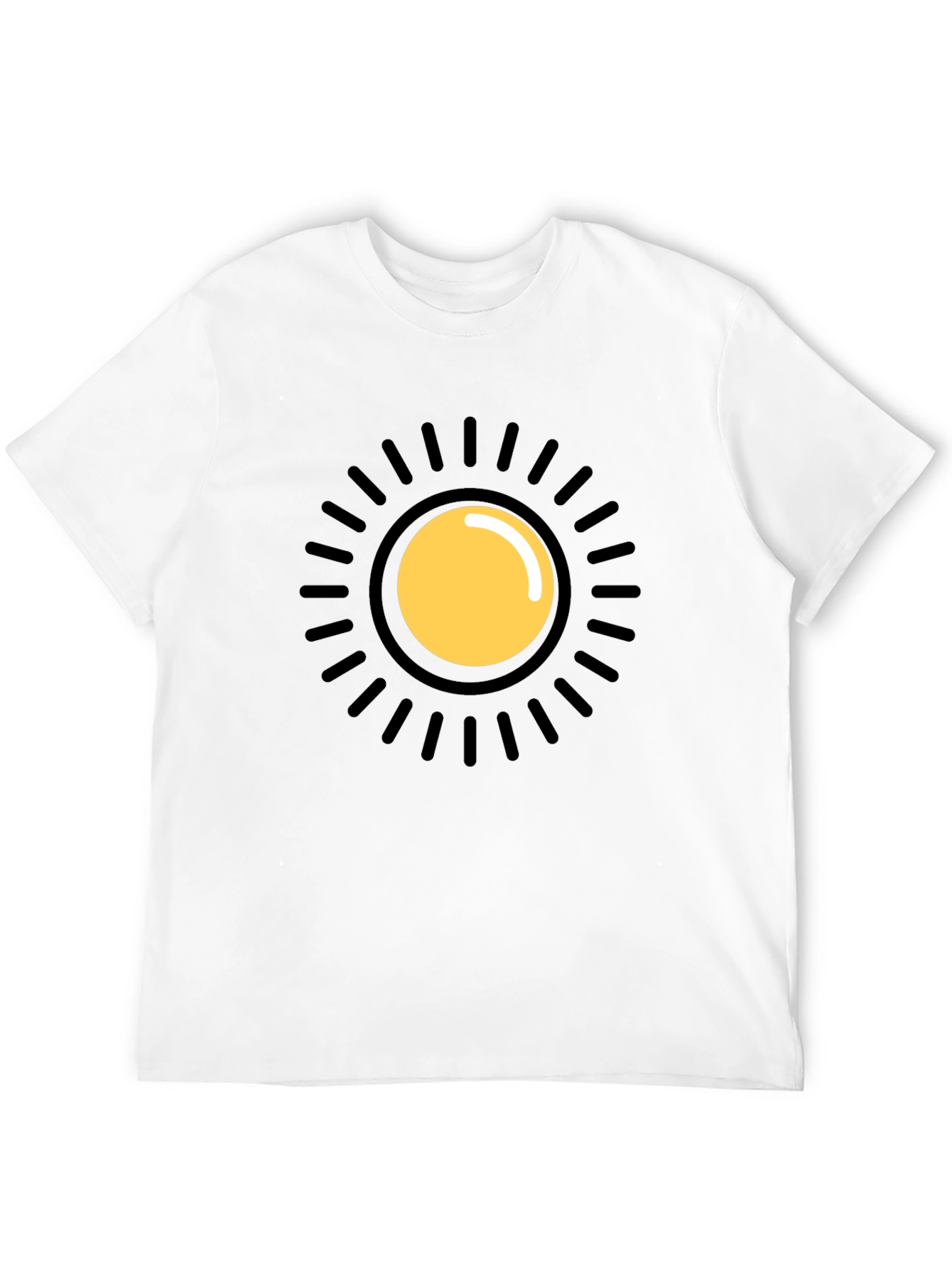 Sun Graphic Black T-Shirt