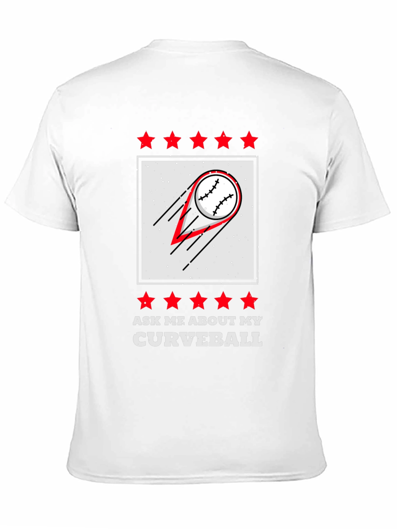 Curveball Baseball Graphic T-Shirt