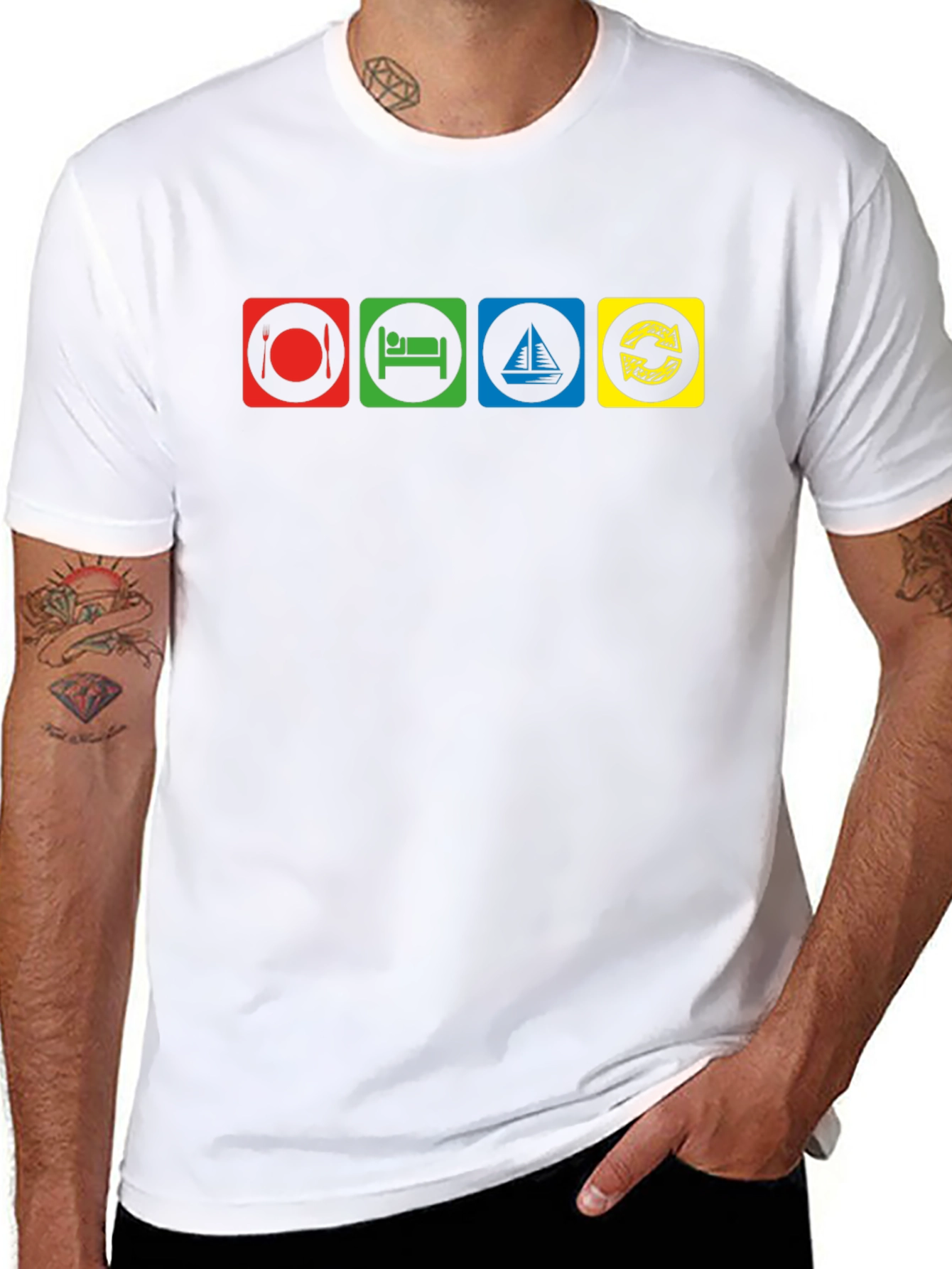 Eat Sleep Sail Repeat T-Shirt
