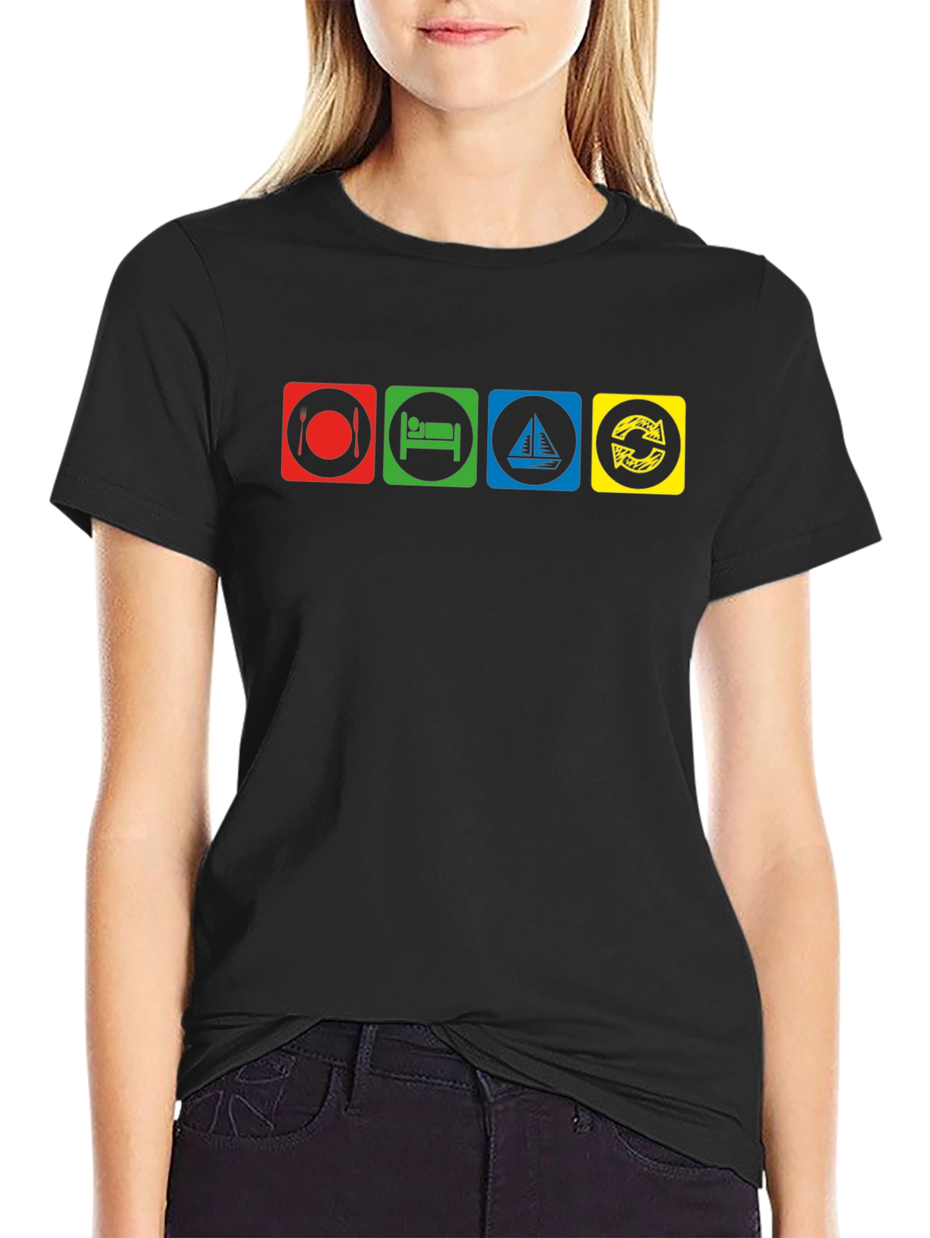 Eat Sleep Sail Repeat T-Shirt