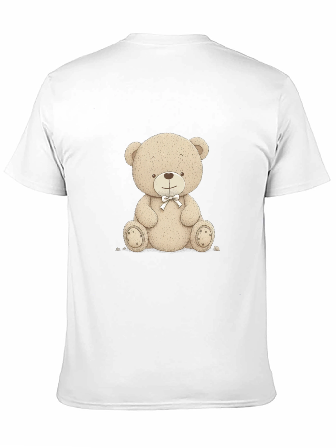 Teddy Bear Graphic T-Shirt - Black