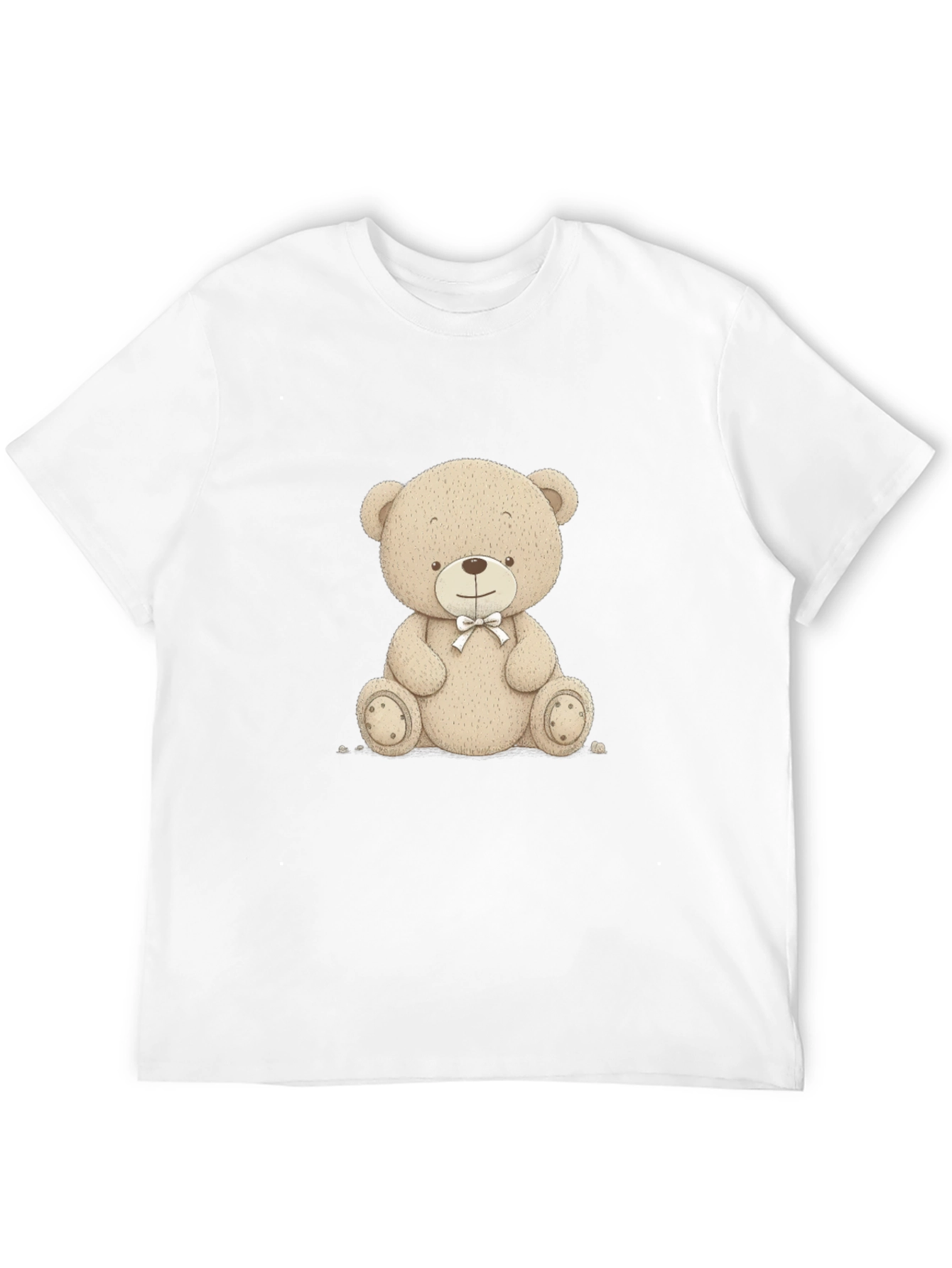 Teddy Bear Graphic T-Shirt - Black