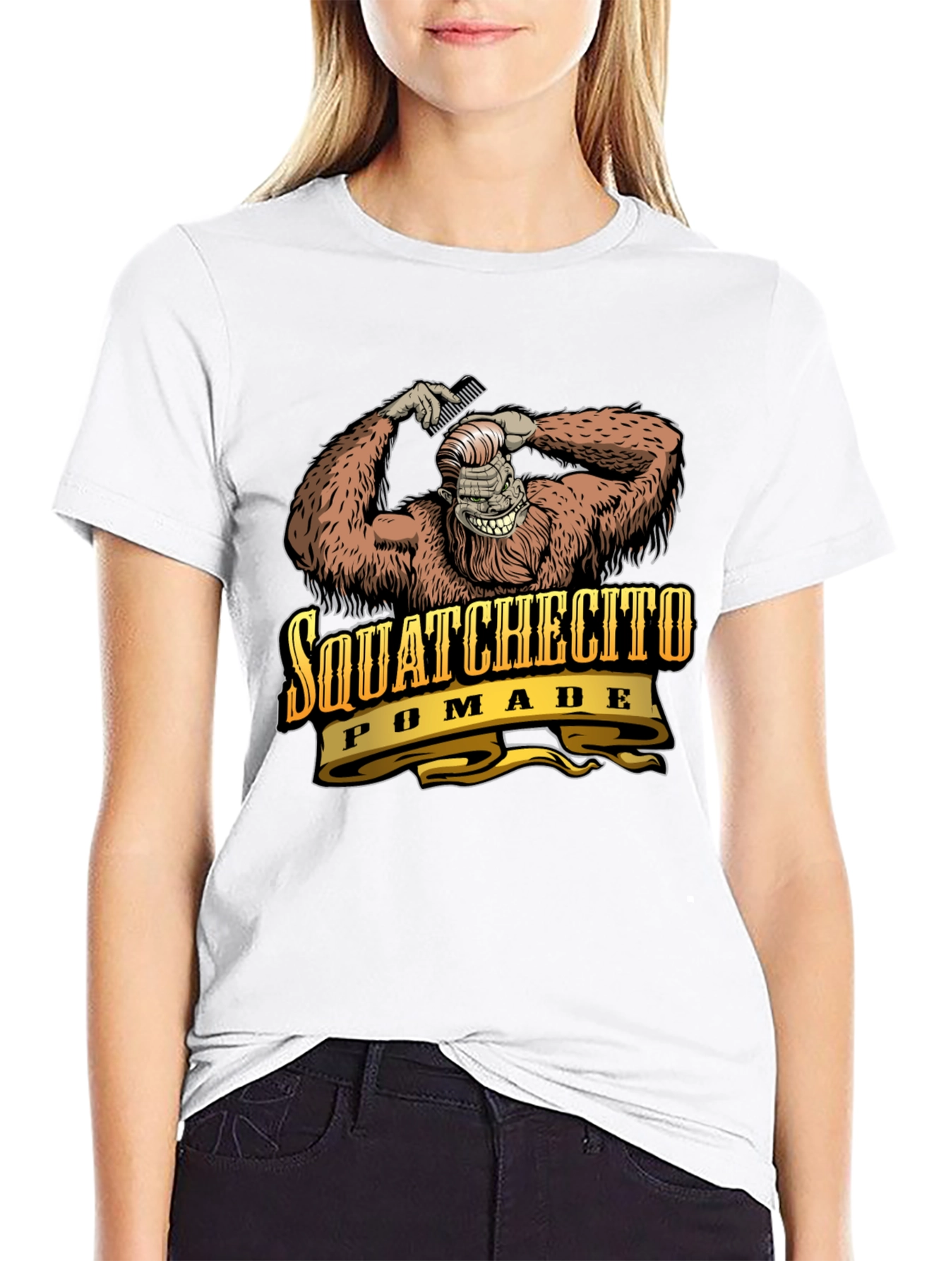 Squatchecito Pomade Black T-Shirt