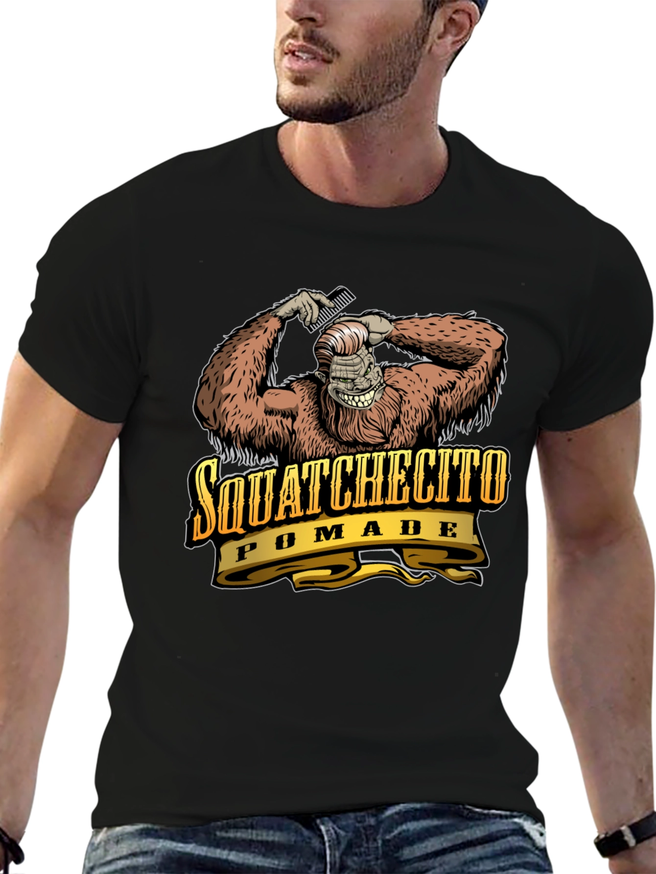 Squatchecito Pomade Black T-Shirt