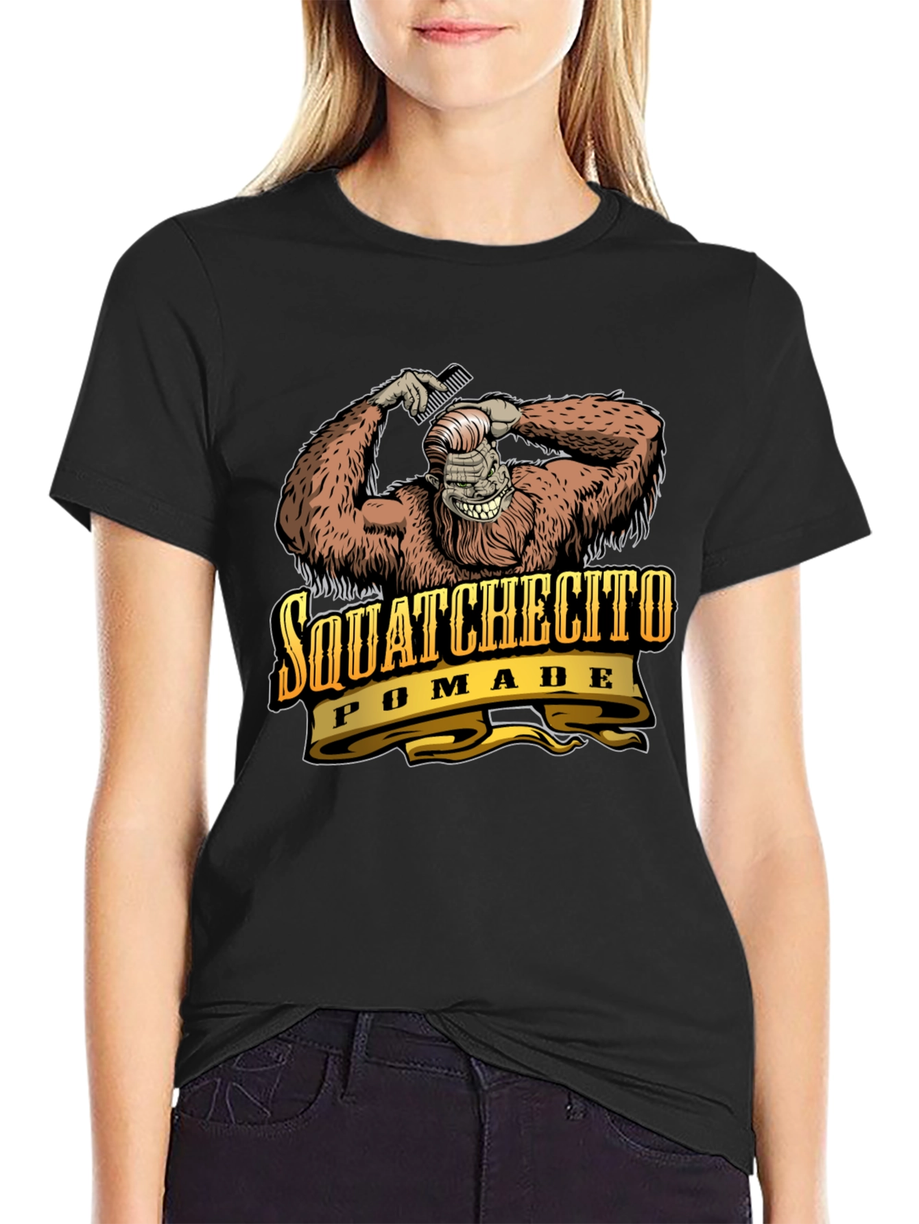 Squatchecito Pomade Black T-Shirt