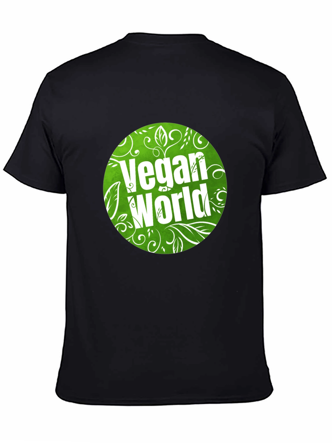 Vegan World Graphic T-Shirt - Eco-Friendly Fashion