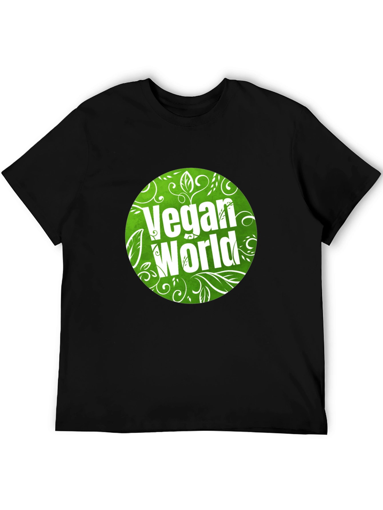 Vegan World Graphic T-Shirt - Eco-Friendly Fashion