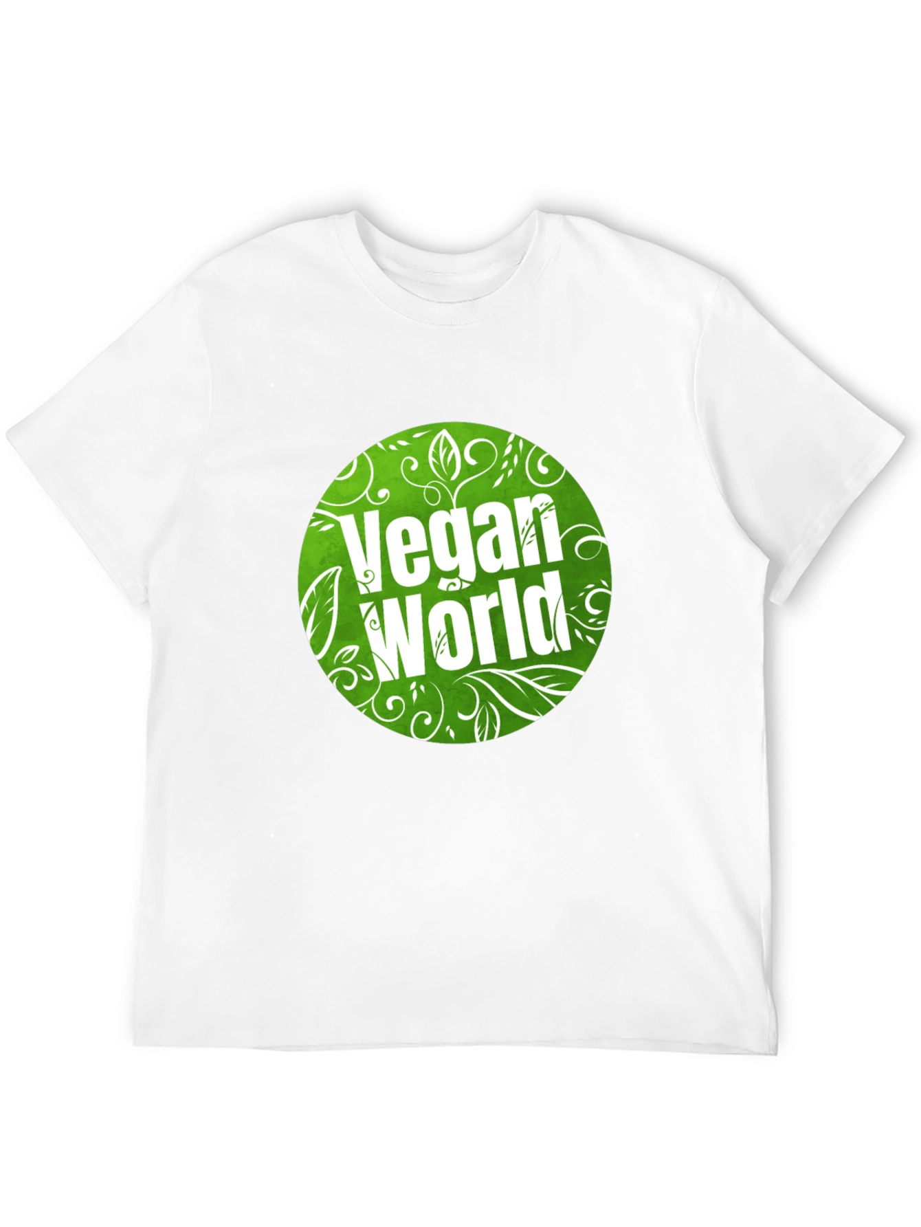 Vegan World Graphic T-Shirt - Eco-Friendly Fashion