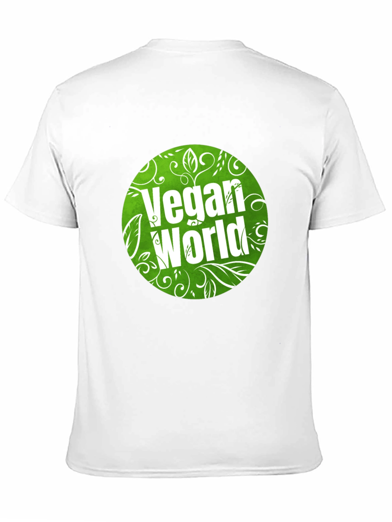 Vegan World Graphic T-Shirt - Eco-Friendly Fashion
