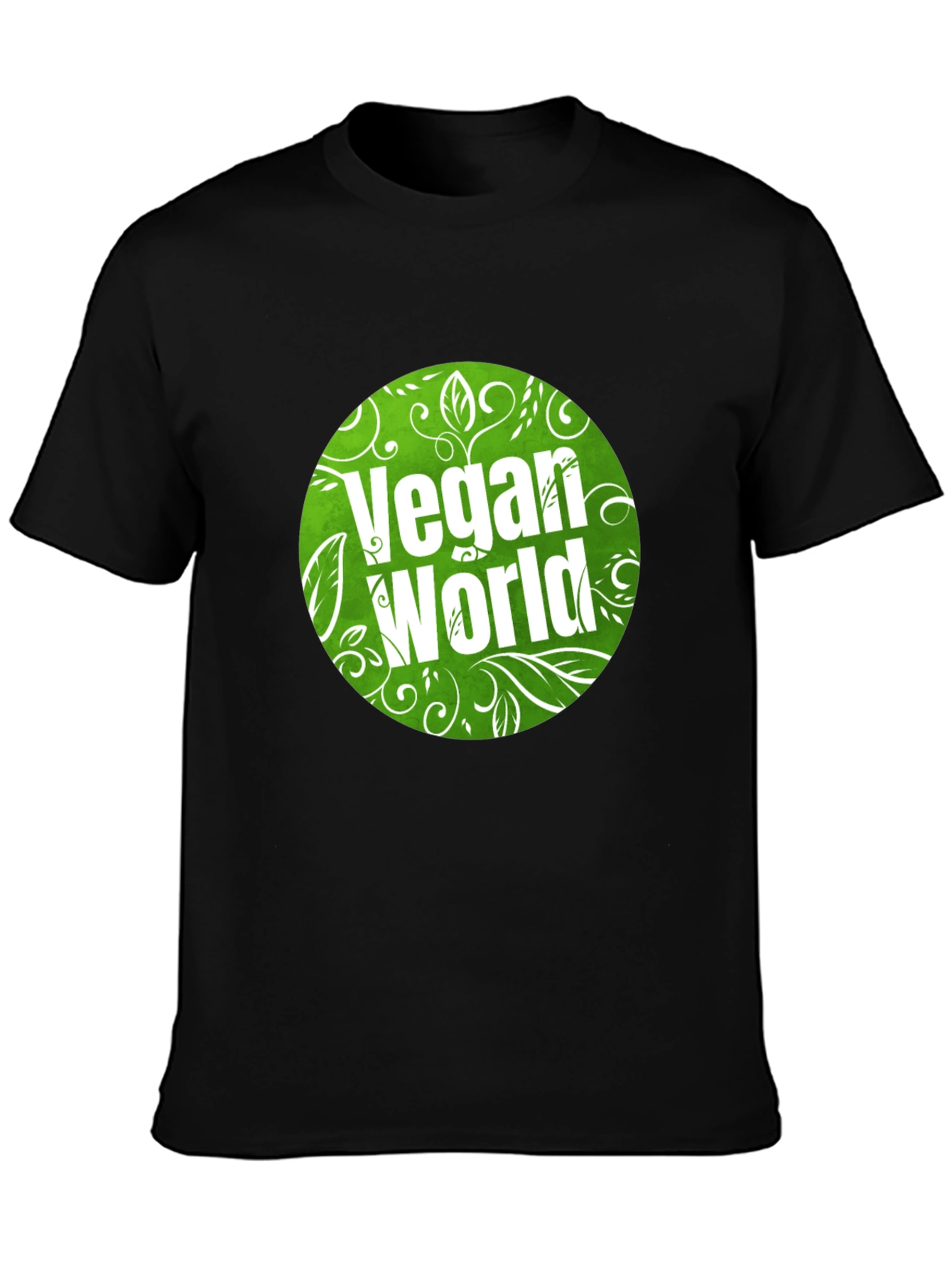 Vegan World Graphic T-Shirt - Eco-Friendly Fashion