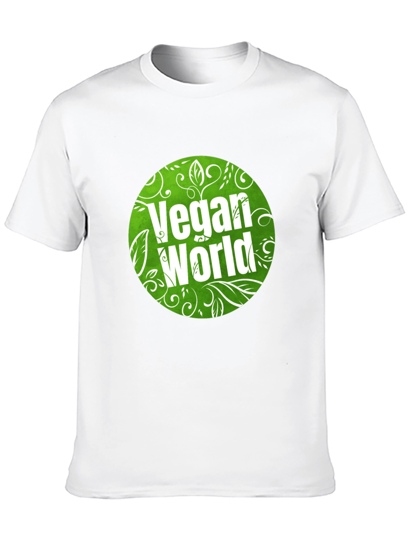 Vegan World Graphic T-Shirt - Eco-Friendly Fashion