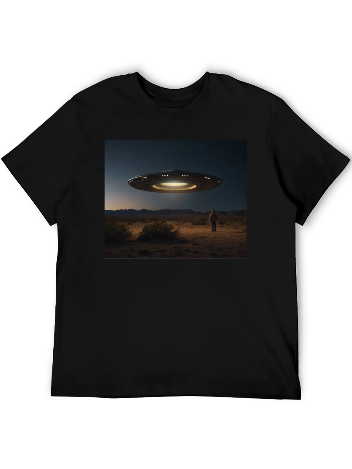 UFO Encounter T-Shirt - Sci-Fi Graphic Tee