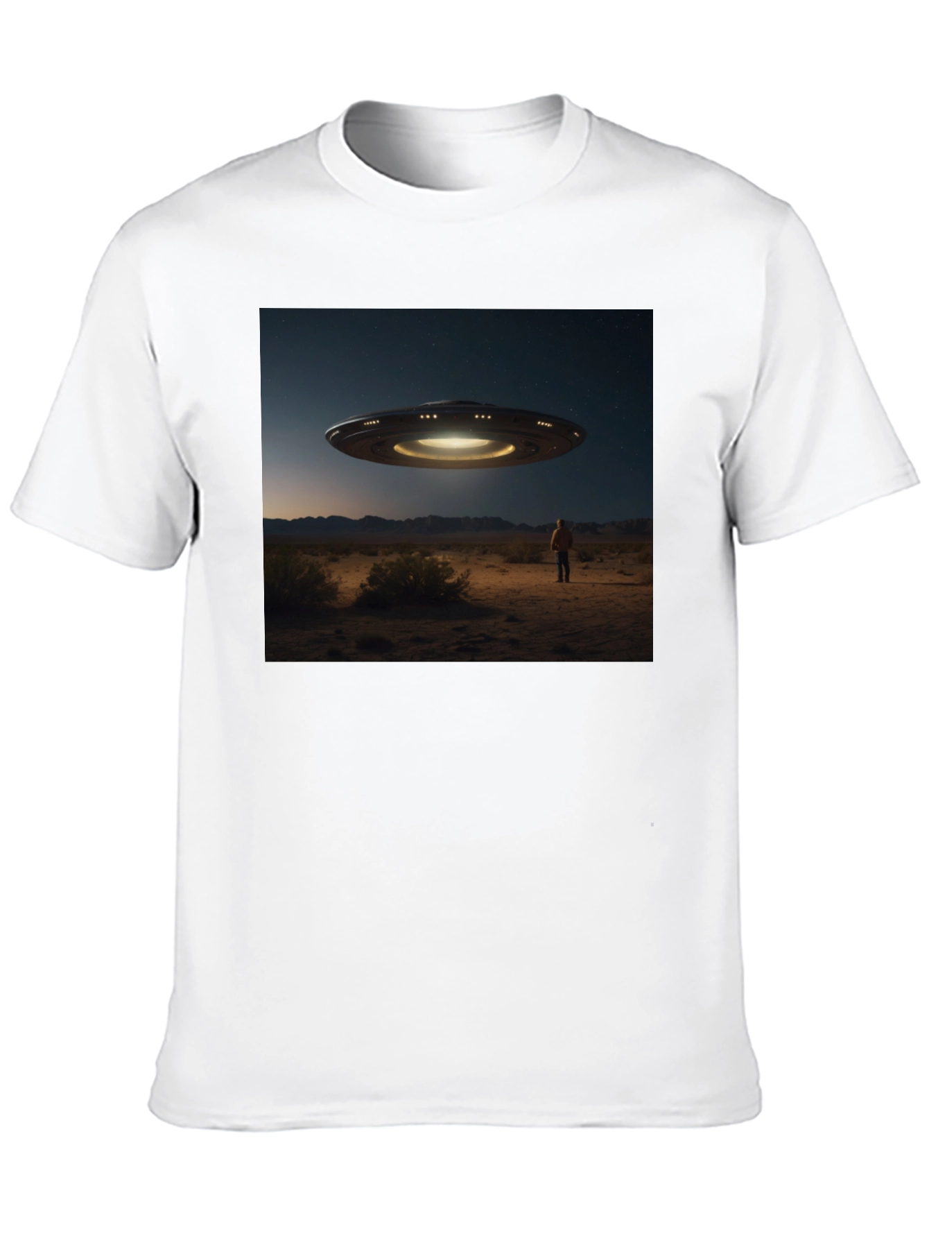 UFO Encounter T-Shirt - Sci-Fi Graphic Tee