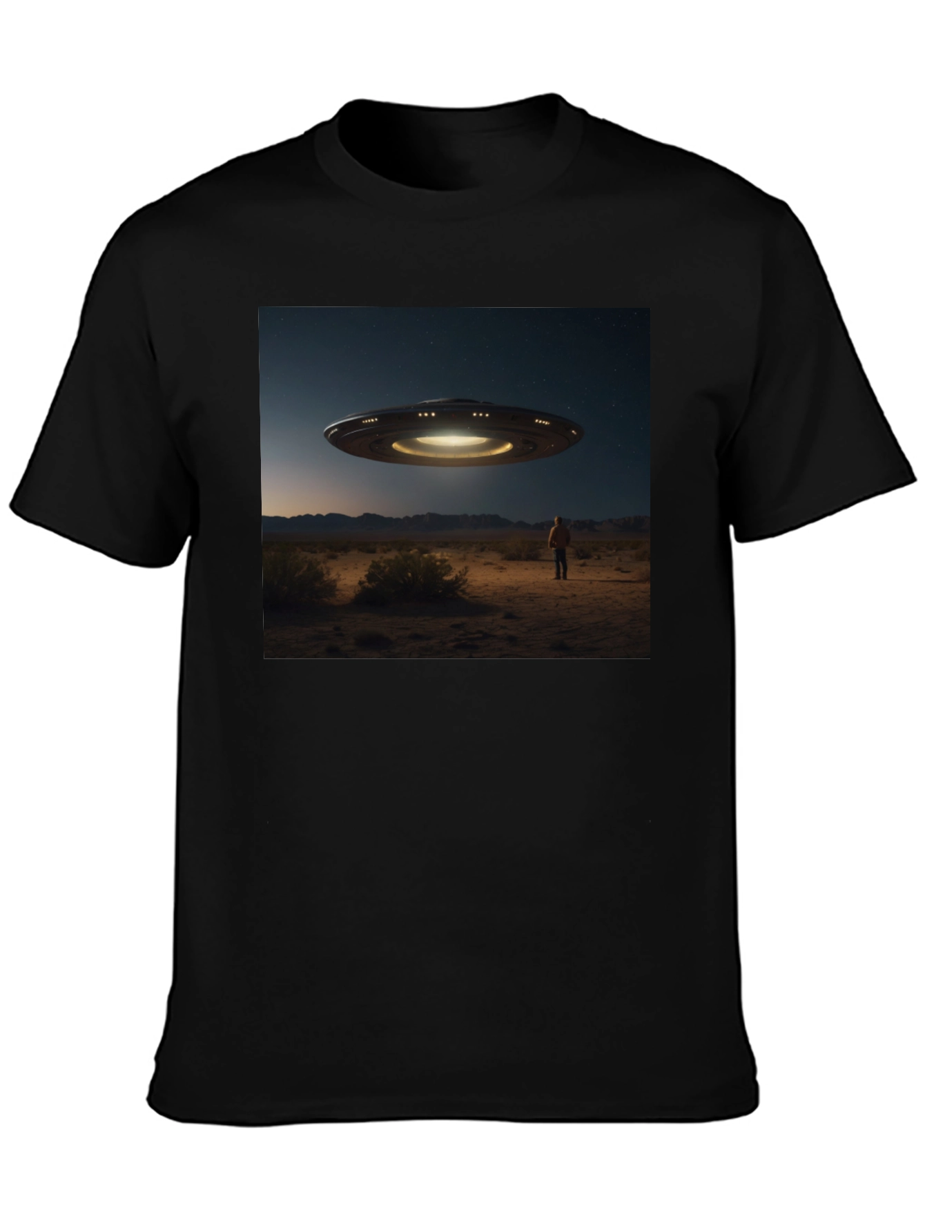 UFO Encounter T-Shirt - Sci-Fi Graphic Tee