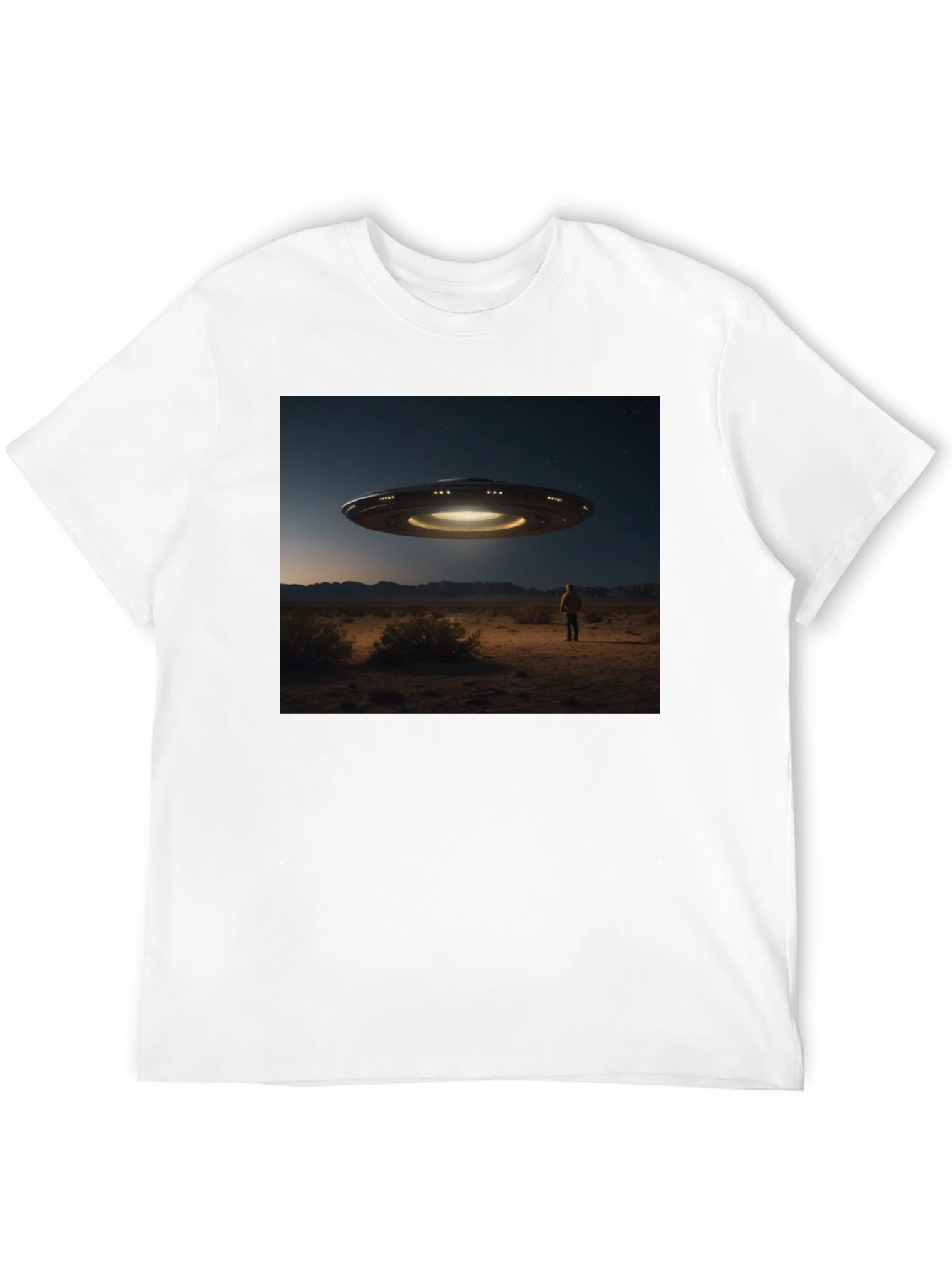 UFO Encounter T-Shirt - Sci-Fi Graphic Tee