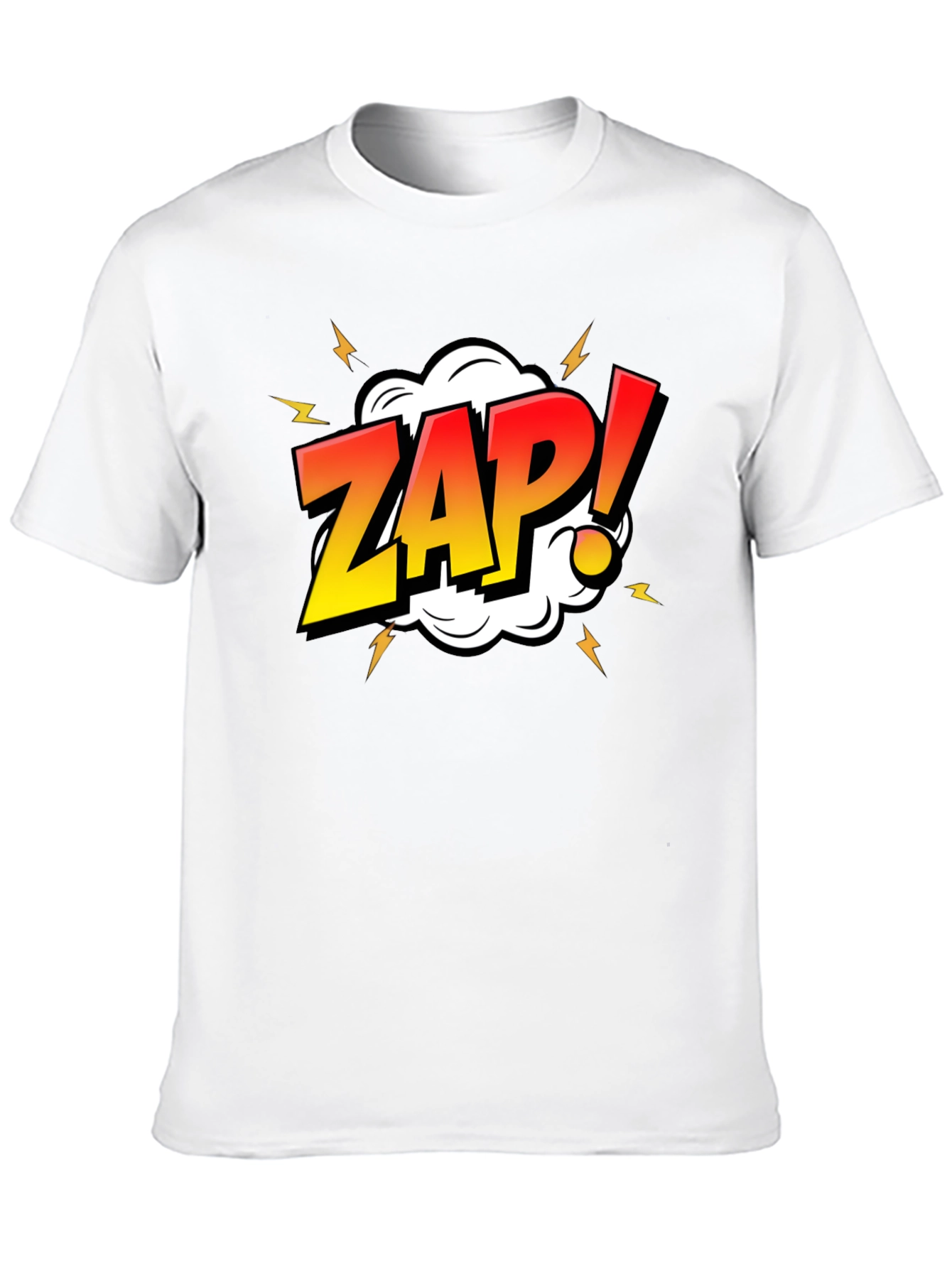ZAP! Comic Graphic Black T-Shirt