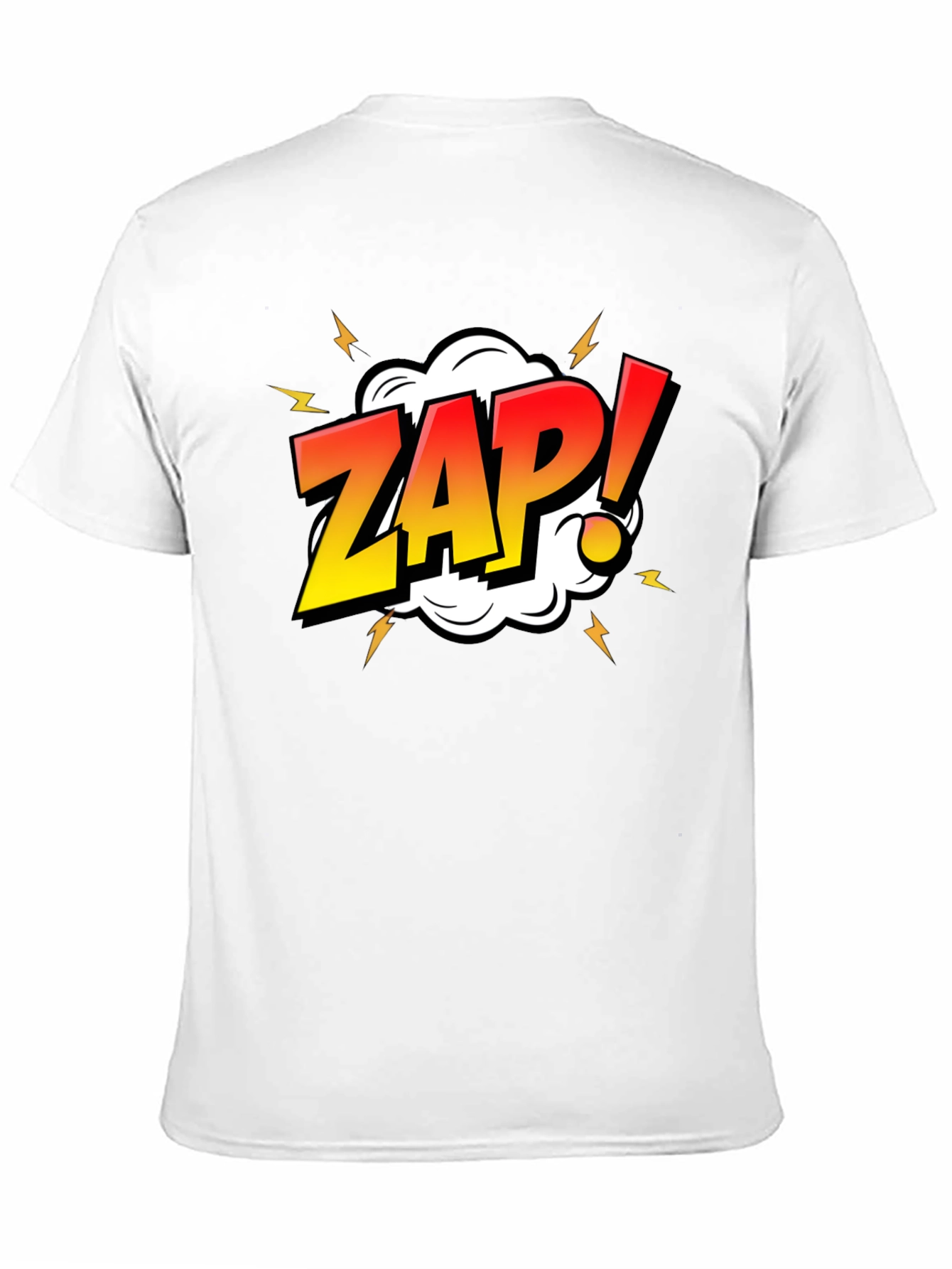 ZAP! Comic Graphic Black T-Shirt