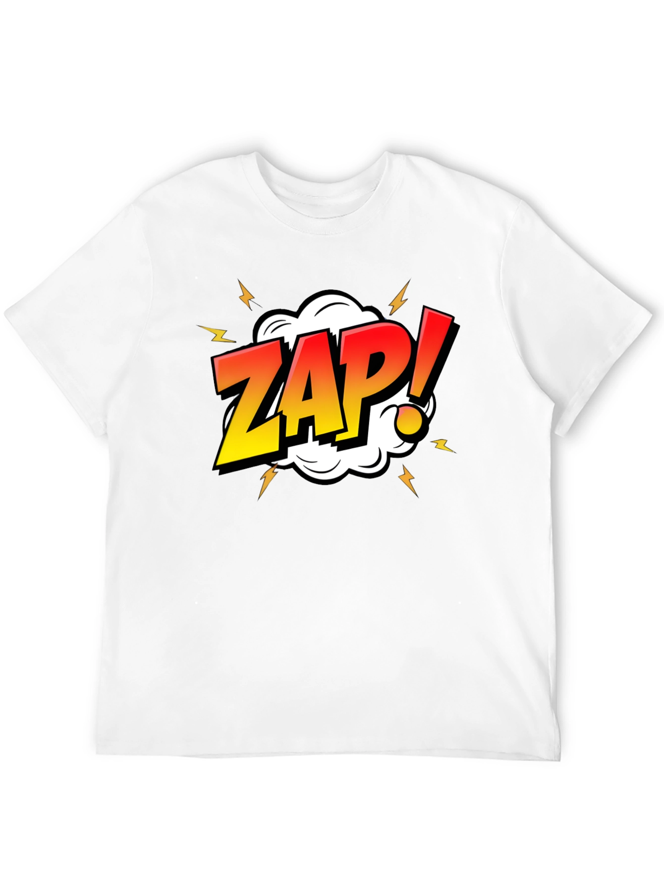 ZAP! Comic Graphic Black T-Shirt