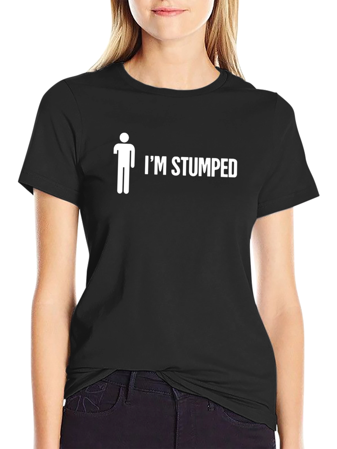 Im Stumped Mens Black Graphic Tee