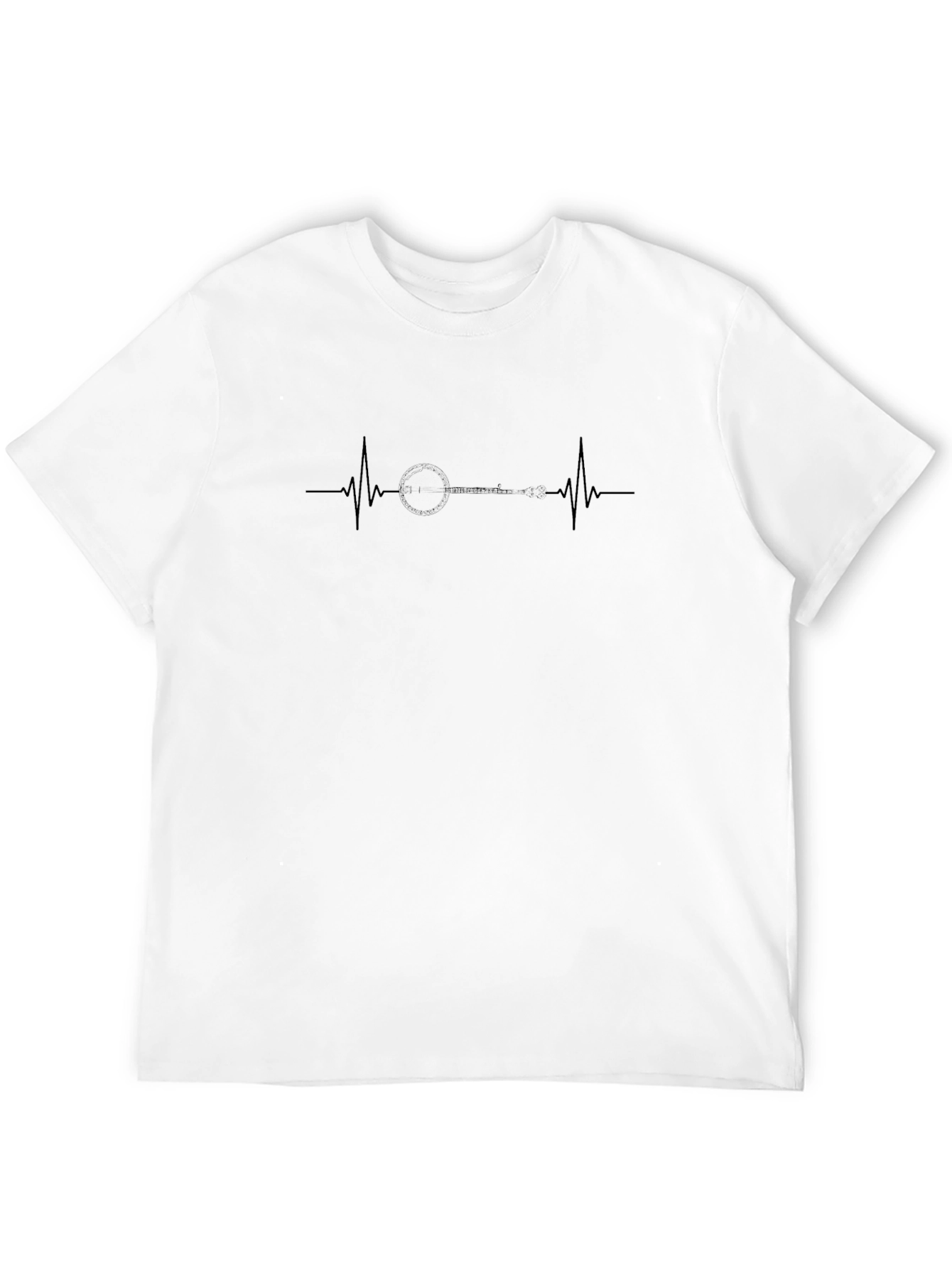 Heartbeat Tennis T-Shirt - Black