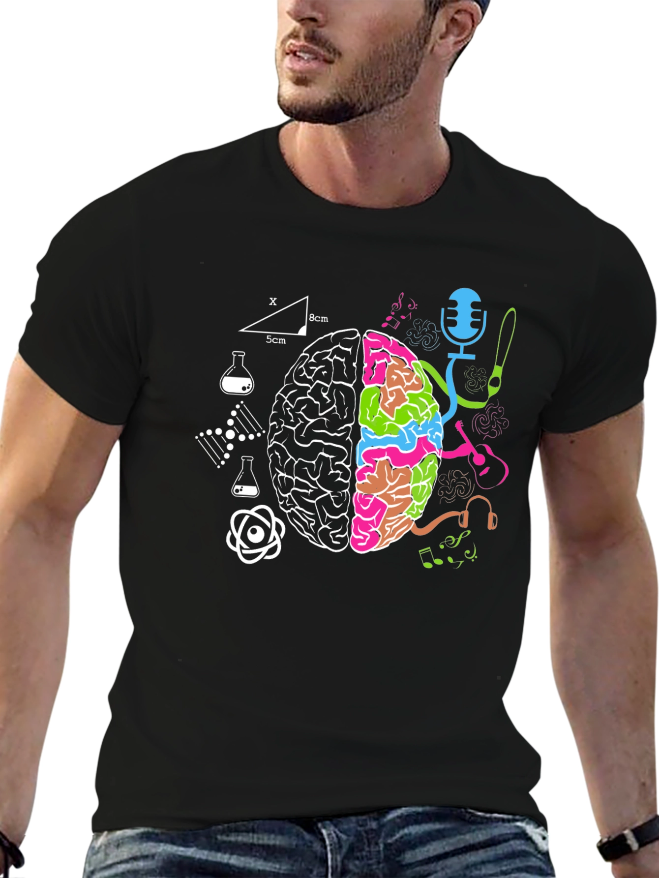 Brain T-Shirt: Science & Arts