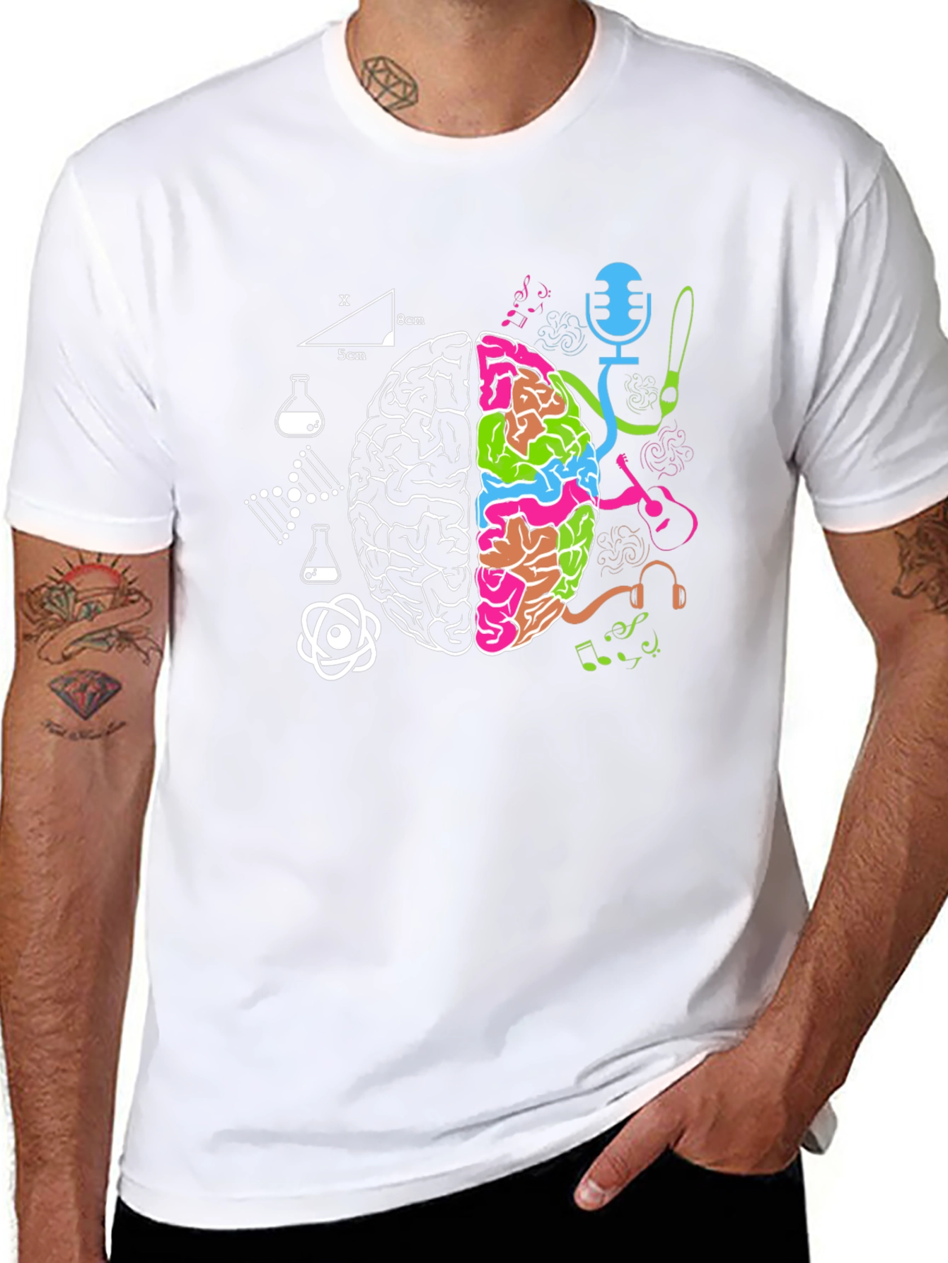 Brain T-Shirt: Science & Arts