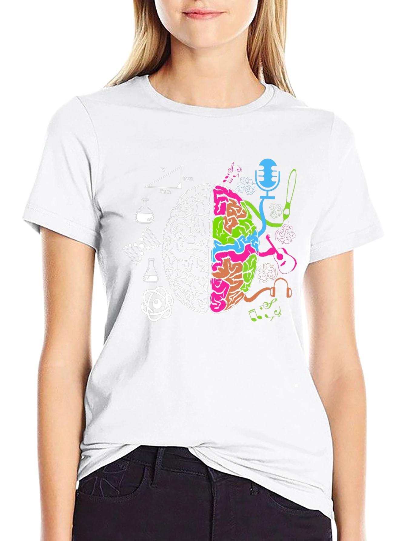Brain T-Shirt: Science & Arts