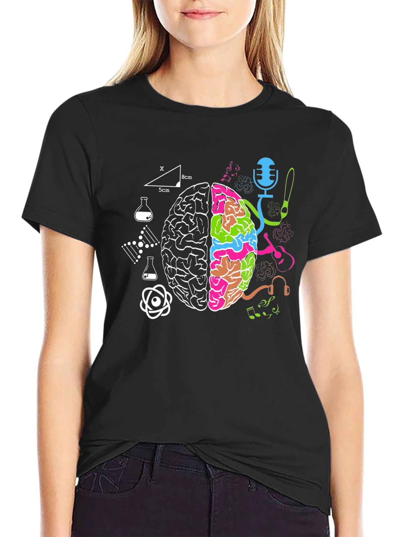 Brain T-Shirt: Science & Arts
