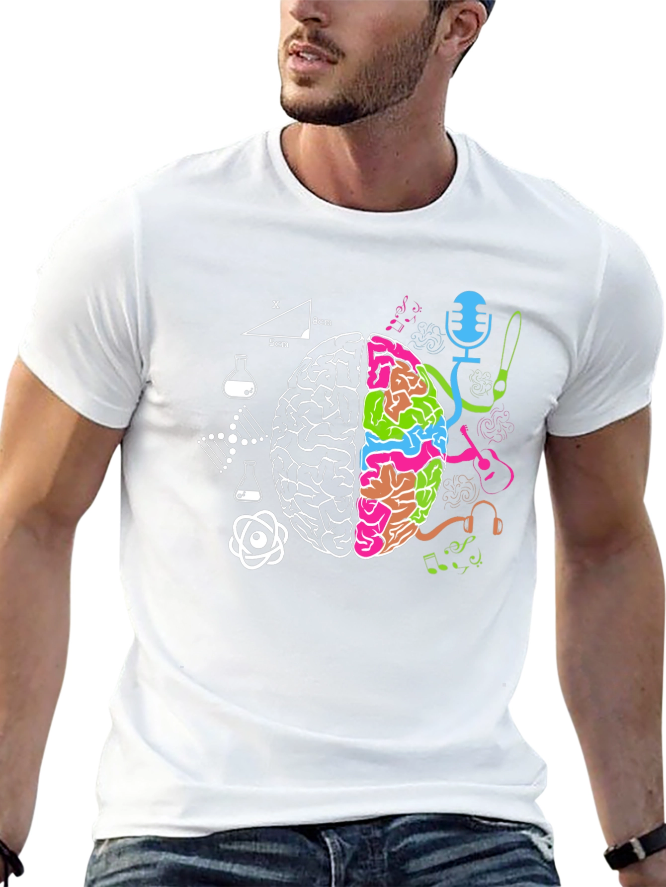 Brain T-Shirt: Science & Arts