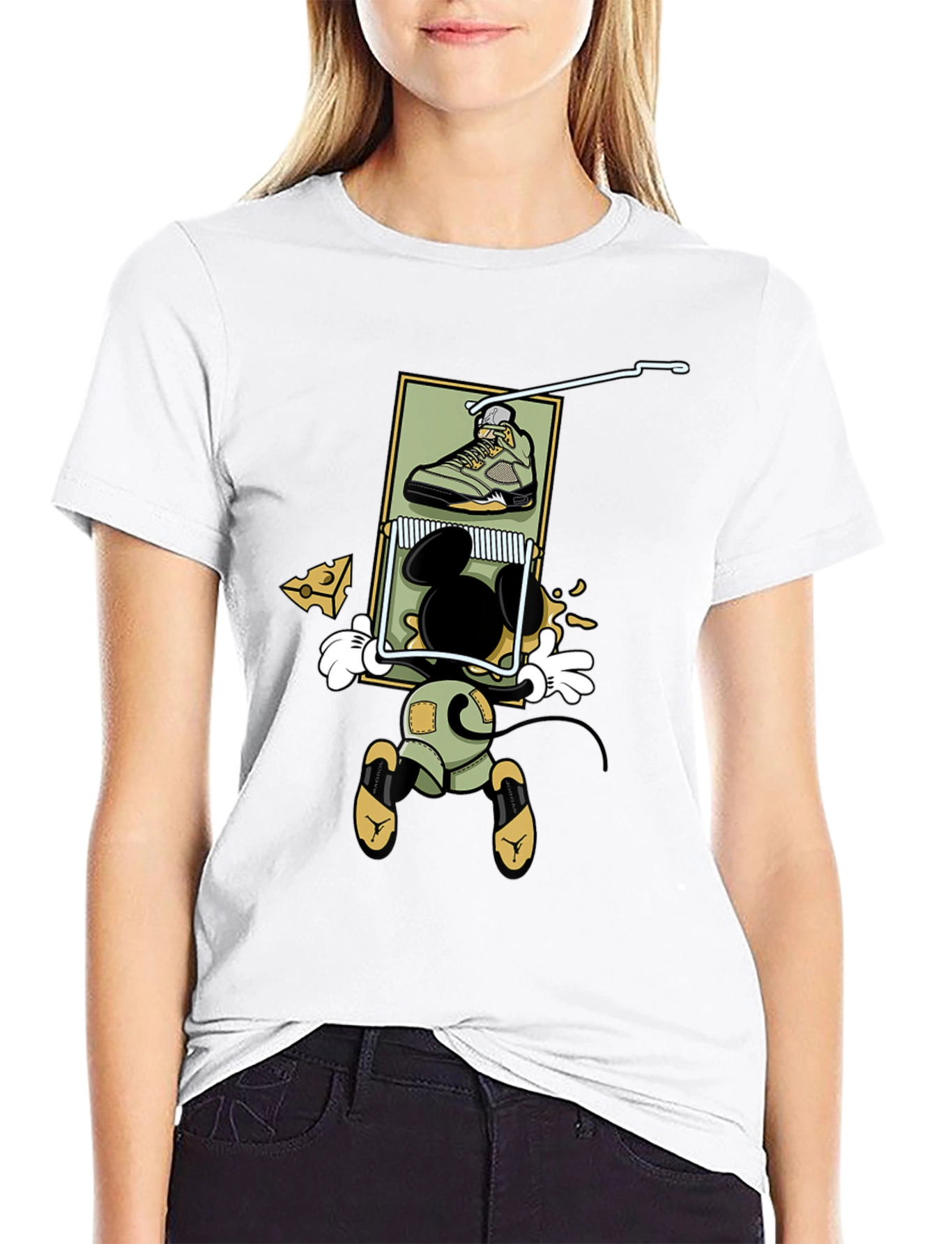 Mickey Mouse Sneaker Trap Graphic Tee