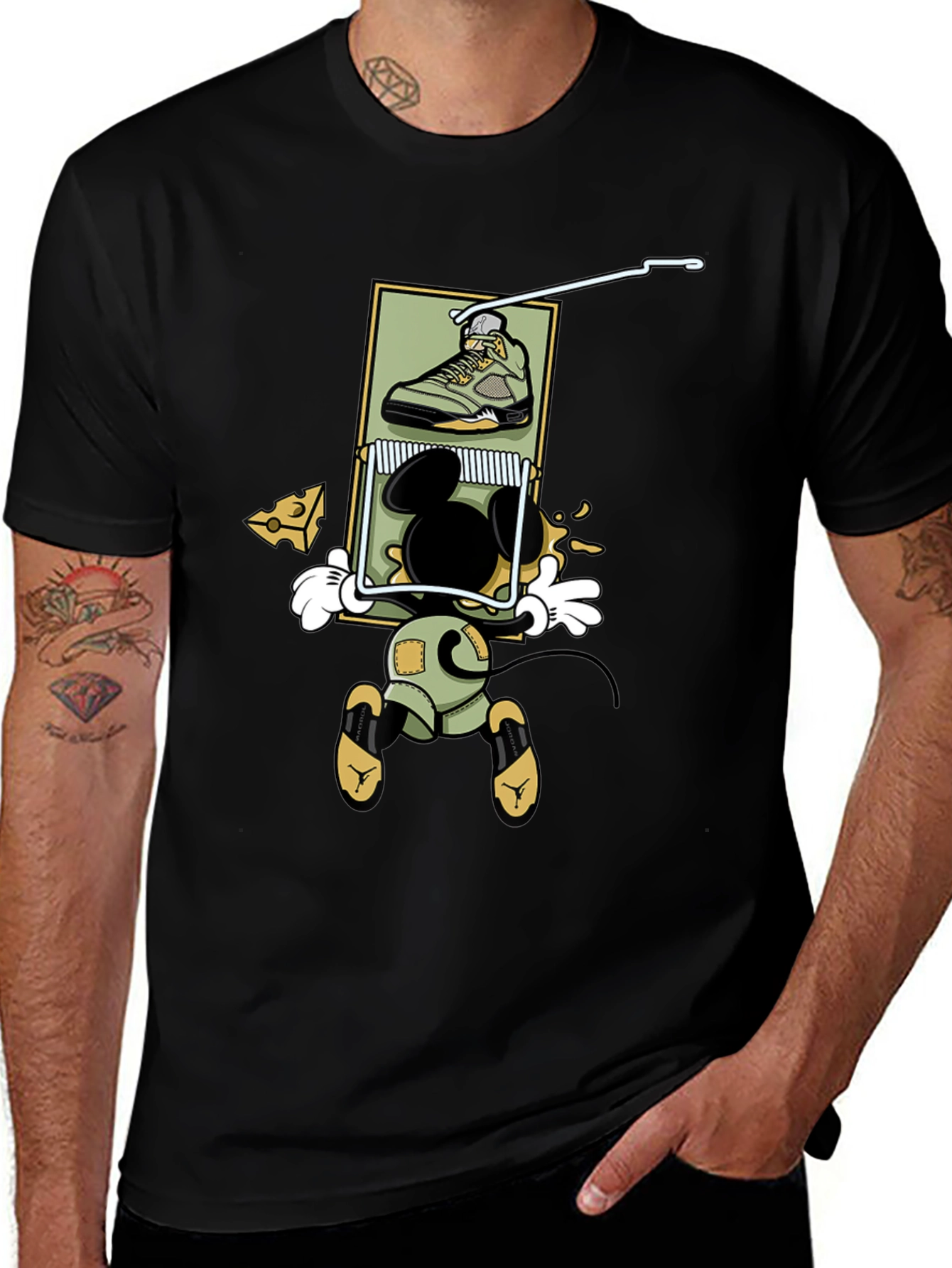Mickey Mouse Sneaker Trap Graphic Tee