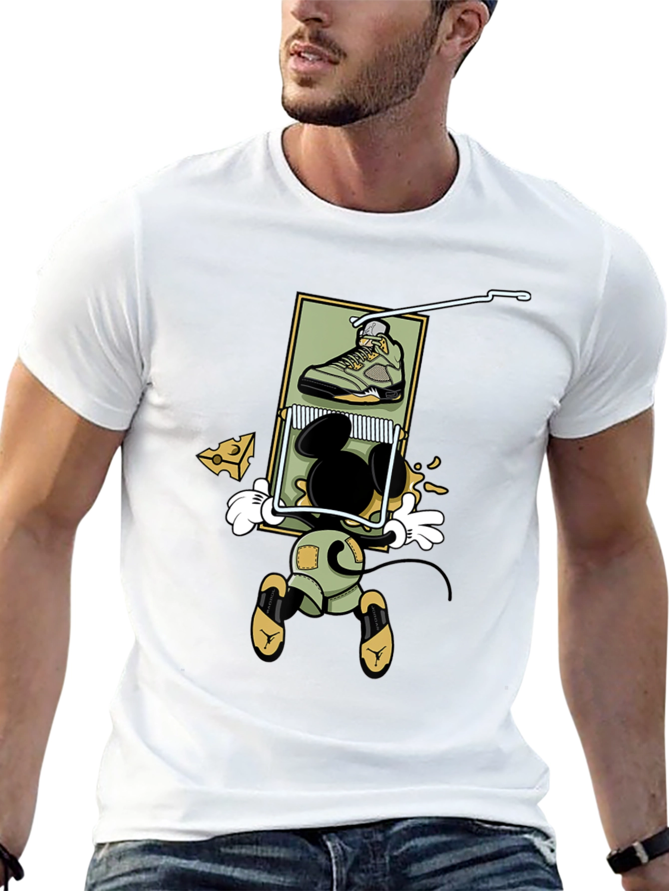 Mickey Mouse Sneaker Trap Graphic Tee
