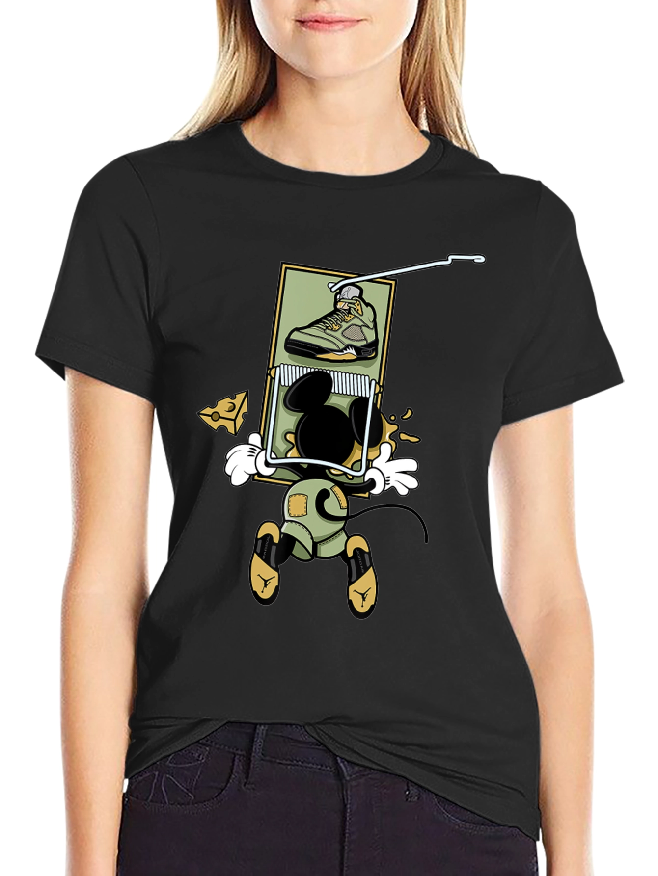 Mickey Mouse Sneaker Trap Graphic Tee