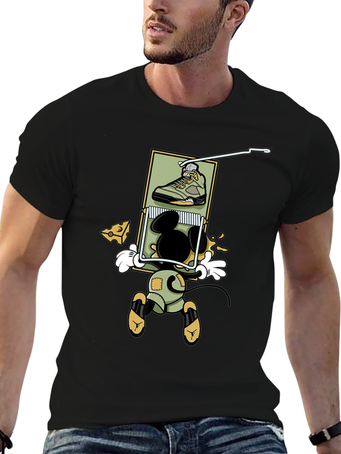 Mickey Mouse Sneaker Trap Graphic Tee