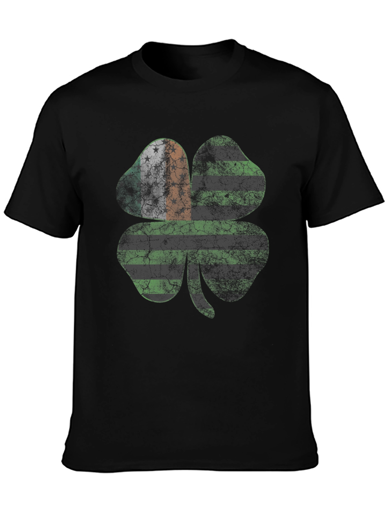 St. Patricks Day Clover Tee - Irish American Pride