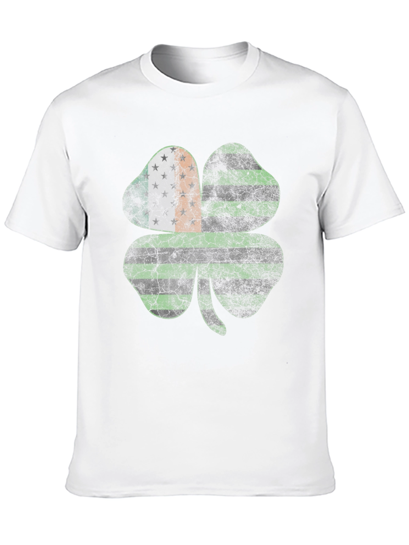 St. Patricks Day Clover Tee - Irish American Pride