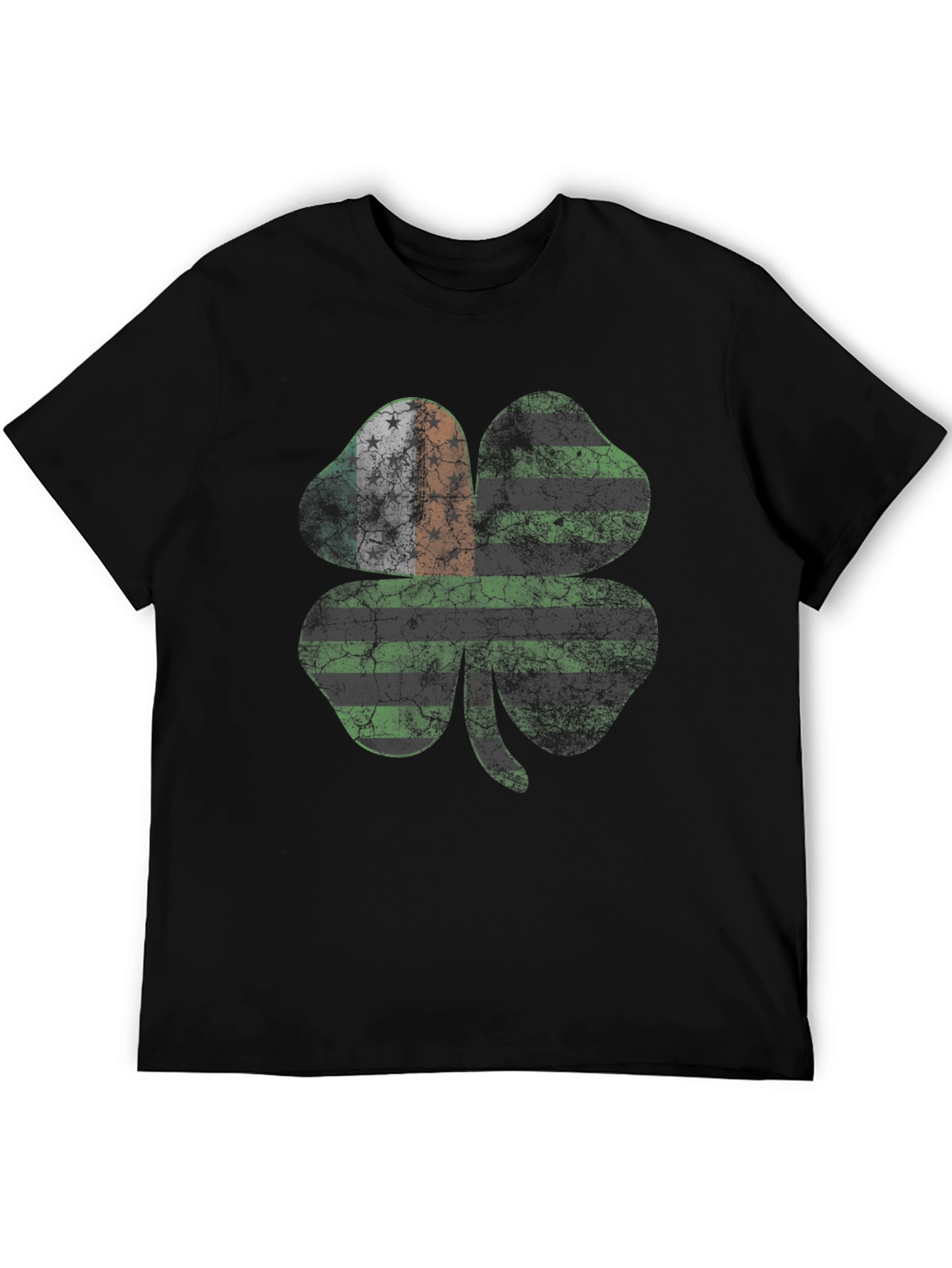 St. Patricks Day Clover Tee - Irish American Pride