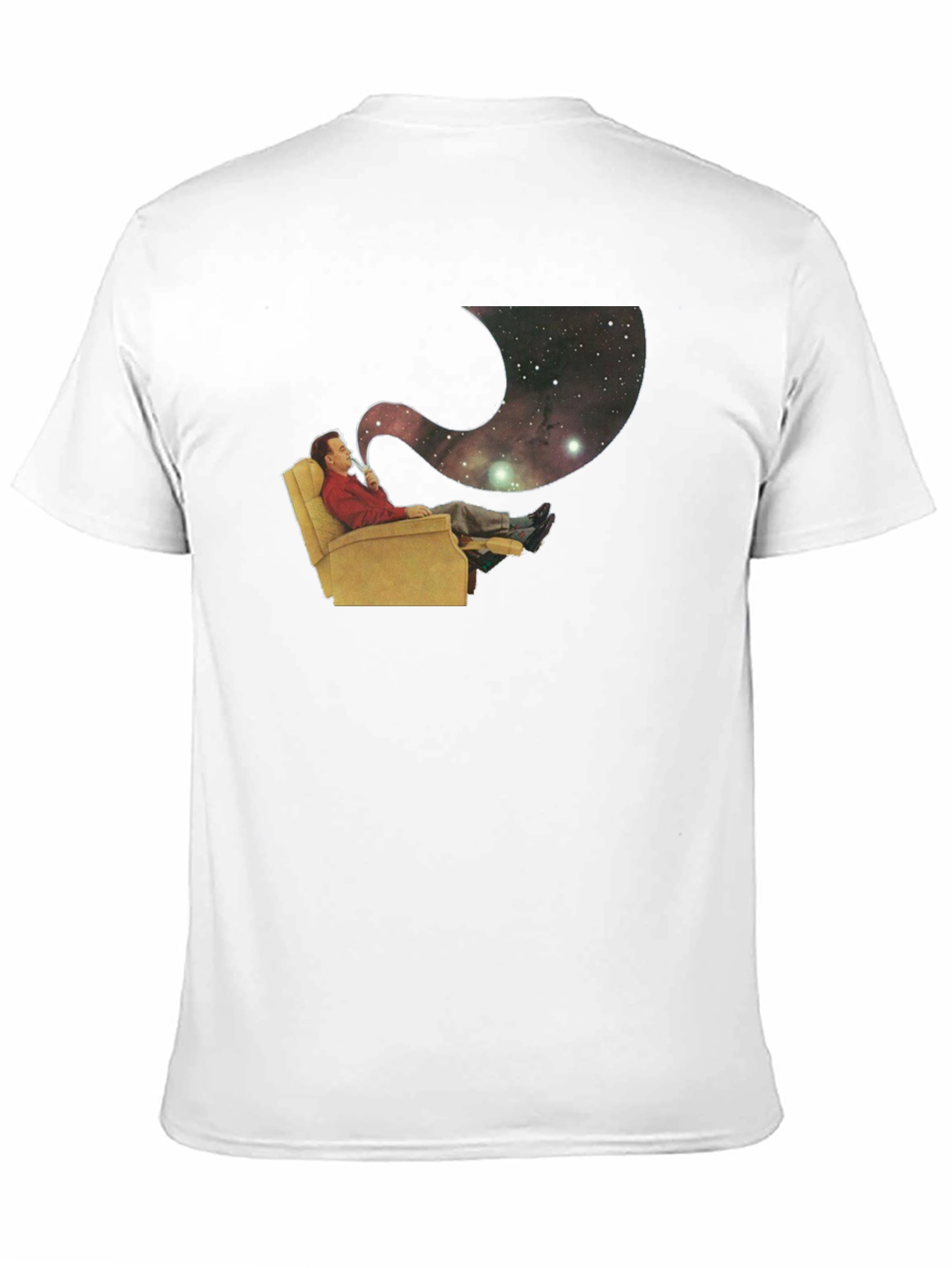 Cosmic Contemplation T-Shirt - Relax and Reflect