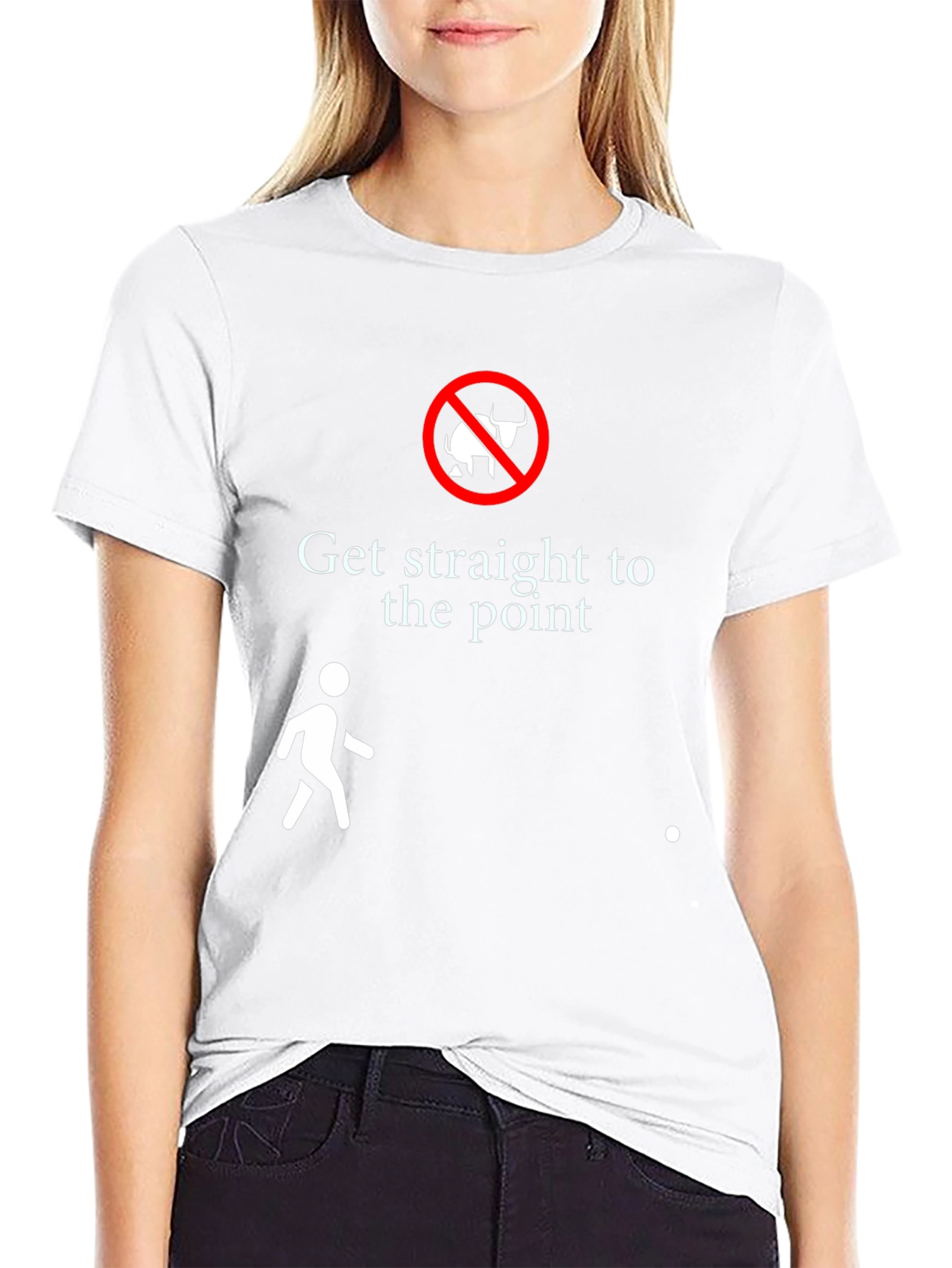 Get Straight to the Point Graphic Tee