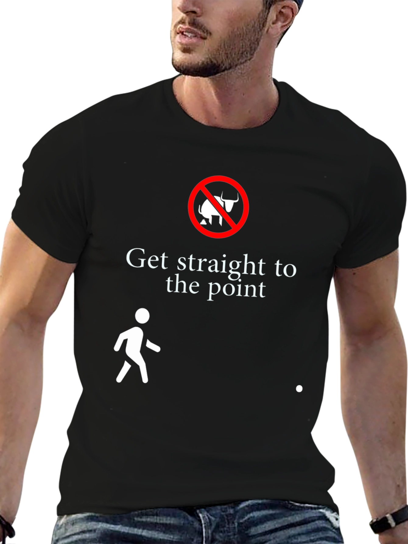 Get Straight to the Point Graphic Tee