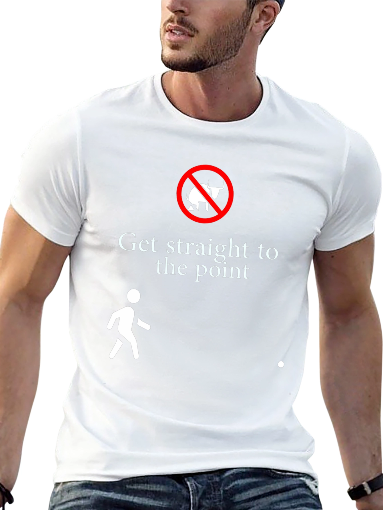 Get Straight to the Point Graphic Tee