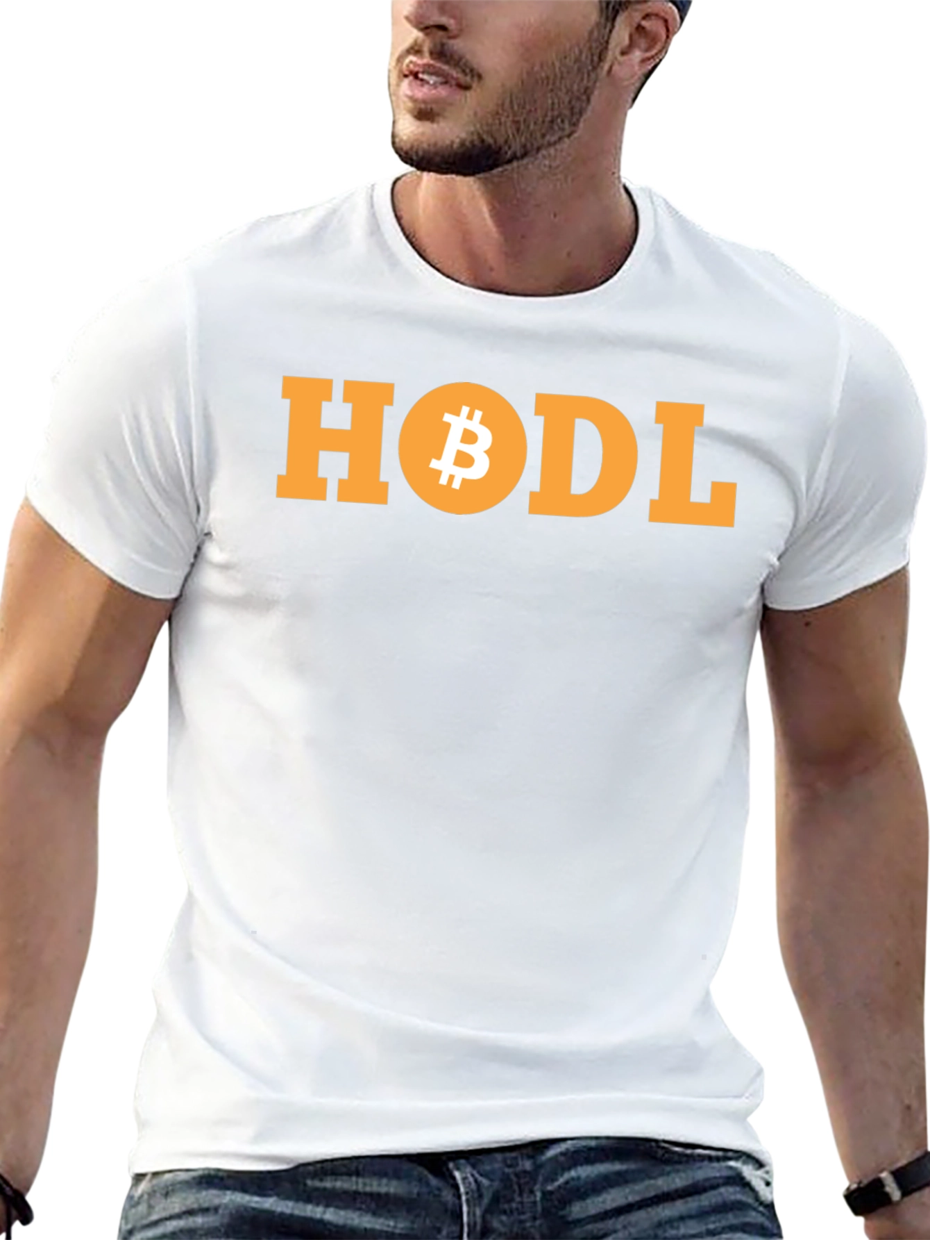 HODL Bitcoin T-Shirt Crypto Currency Investor Tee
