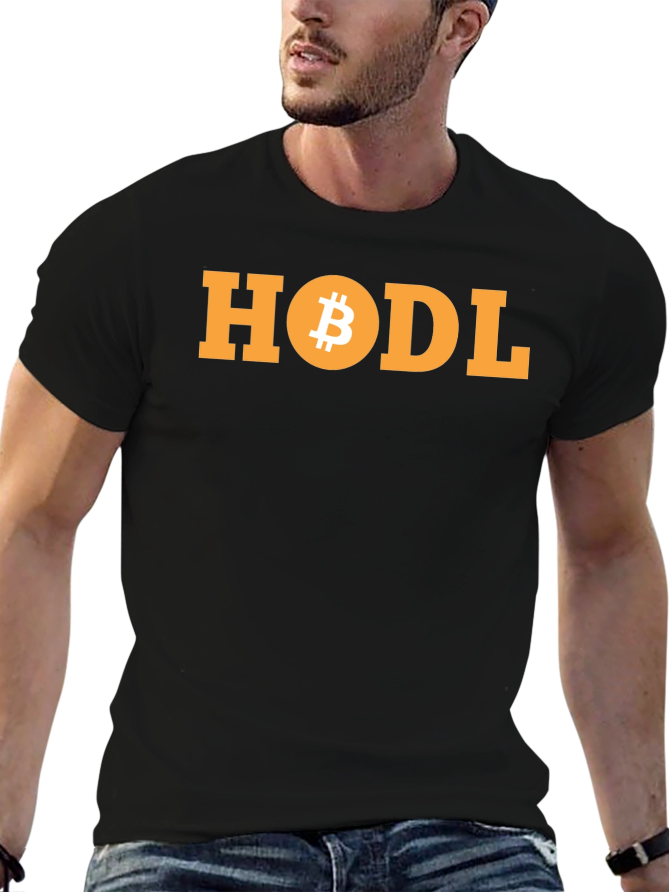 HODL Bitcoin T-Shirt Crypto Currency Investor Tee