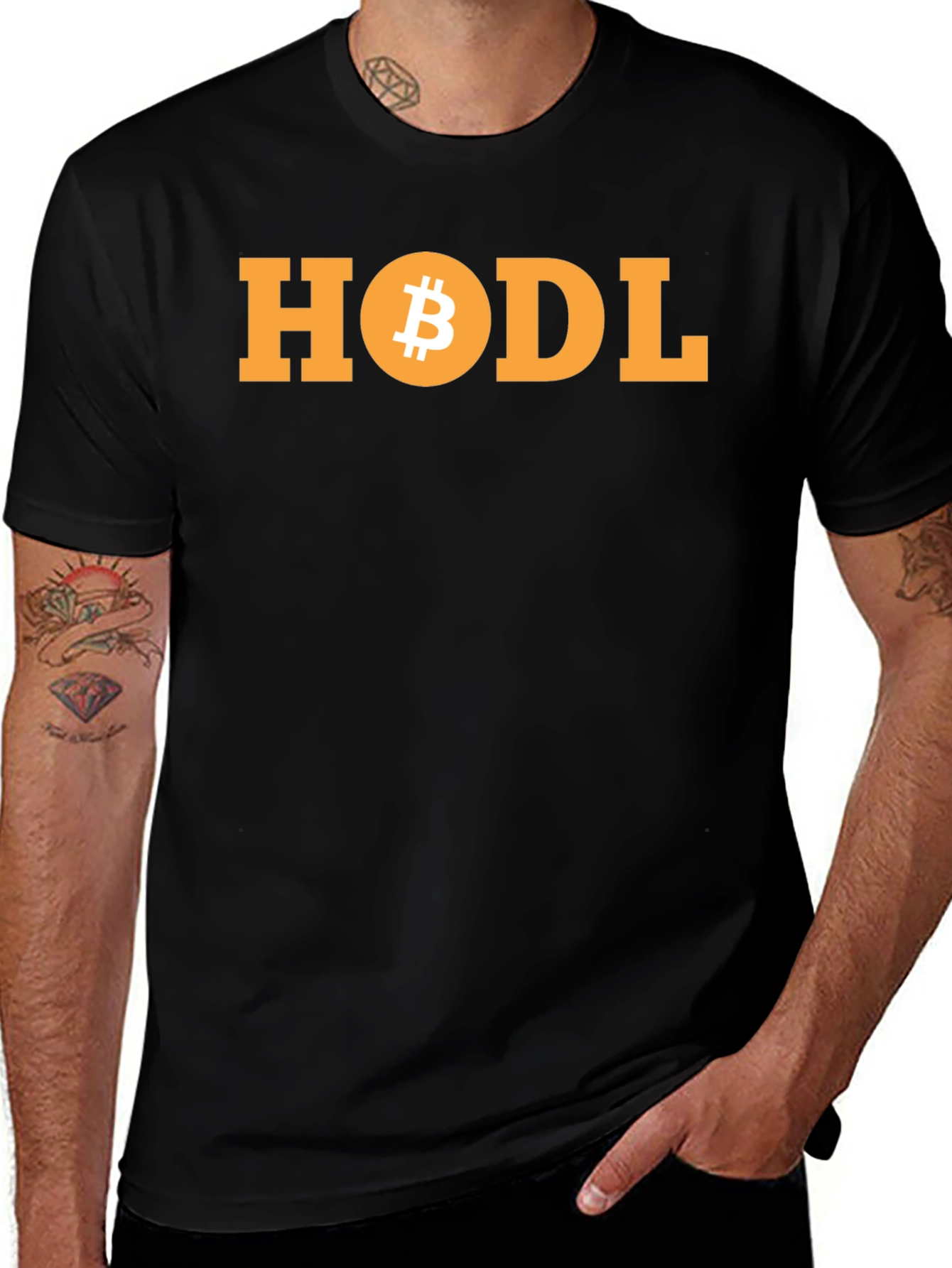 HODL Bitcoin T-Shirt Crypto Currency Investor Tee