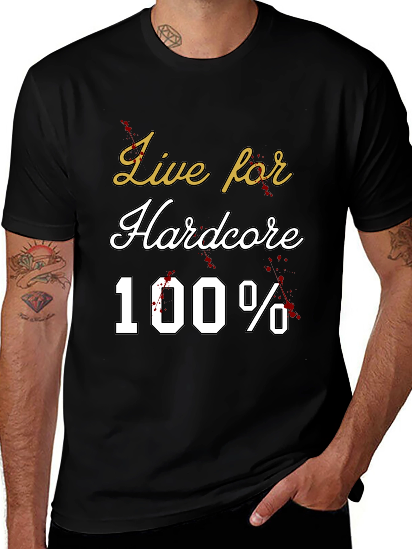 Live for Hardcore 100% Tee