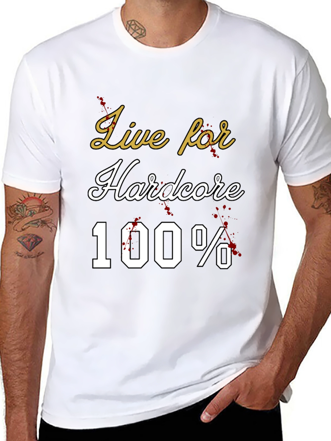 Live for Hardcore 100% Tee