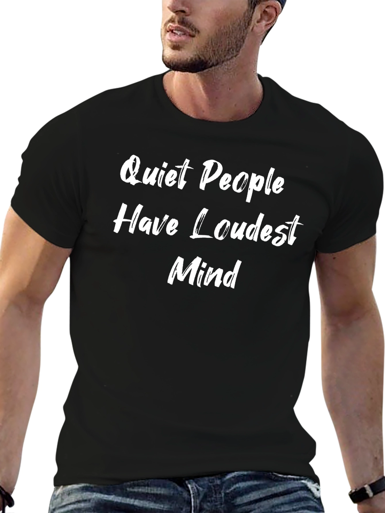 Quiet People Loudest Mind Graphic T-Shirt