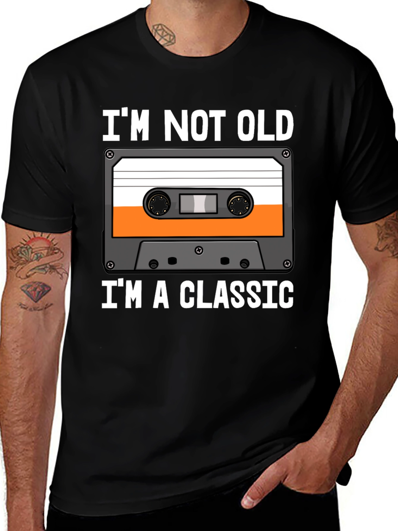 Im Not Old Im A Classic Cassette Tape T-Shirt