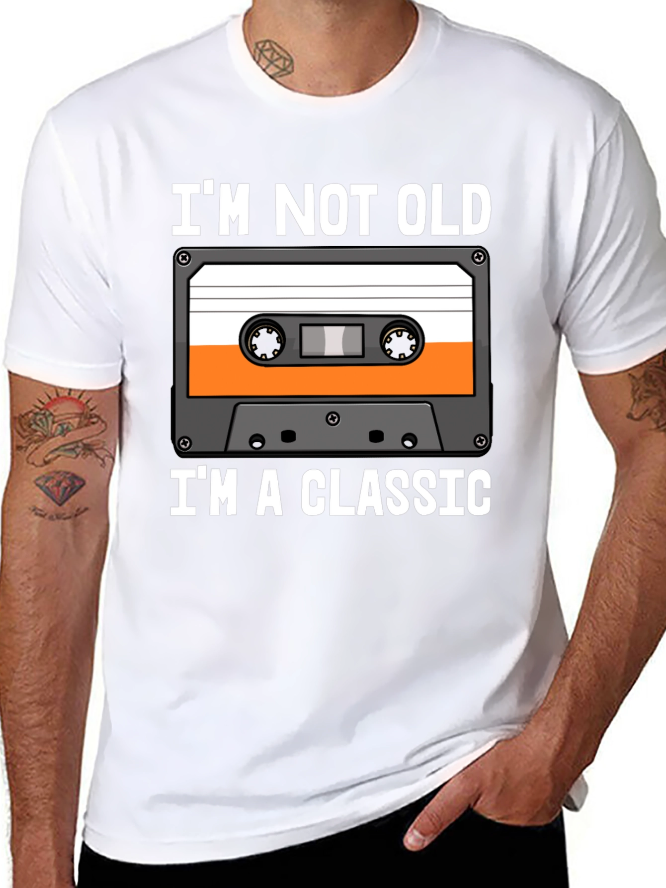 Im Not Old Im A Classic Cassette Tape T-Shirt